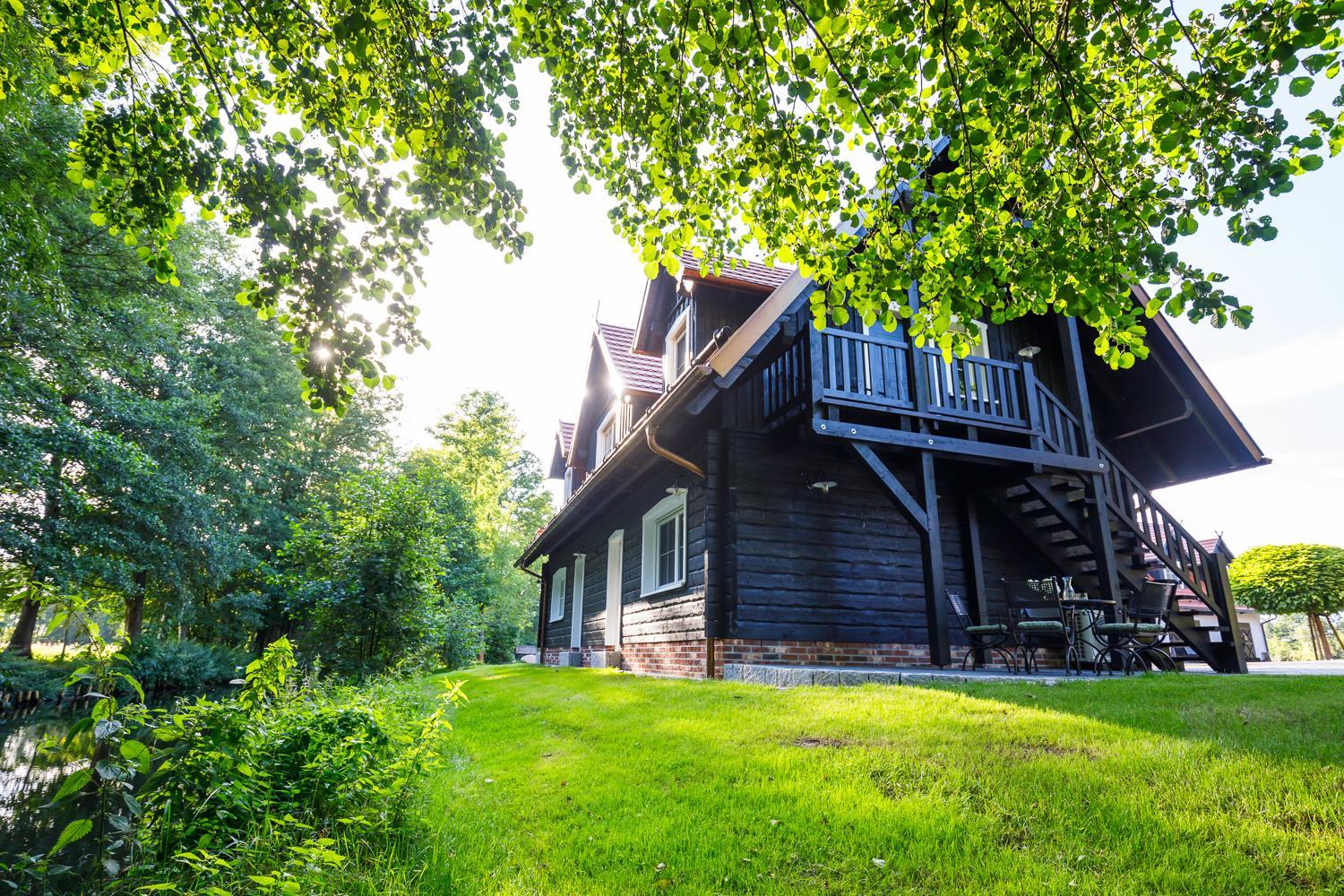 Spreewald Chalet Wohnung Spreeblick