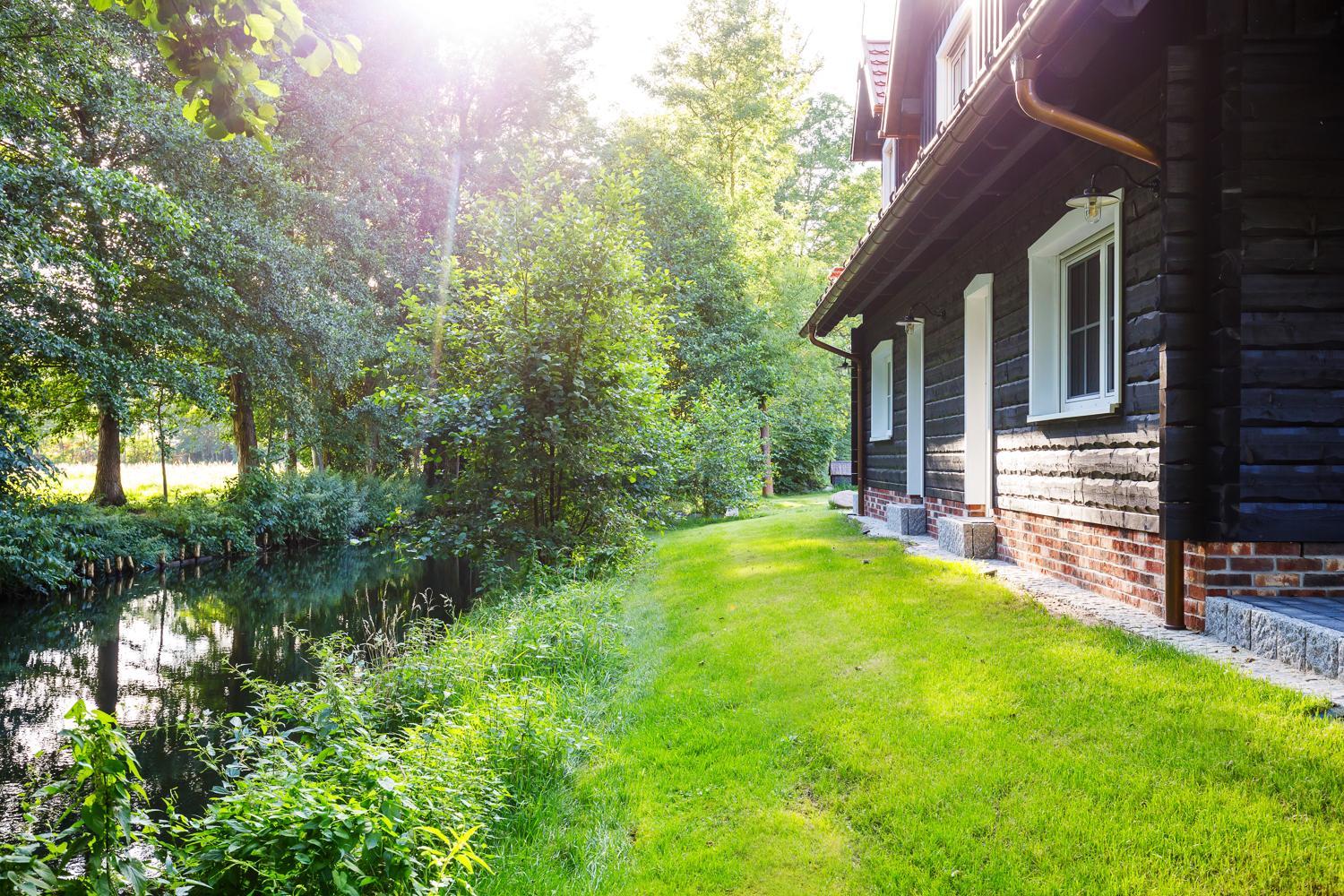 Spreewald Chalet Wohnung Spreeblick