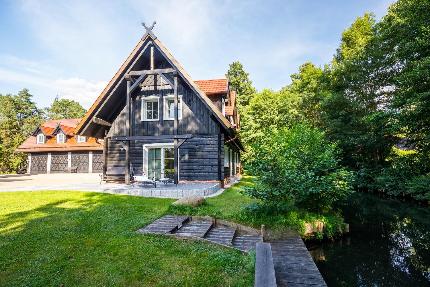 Spreewald Chalet Wohnung Spreeblick