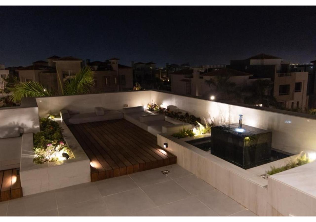 A wonderful stand alone villa with a fully furnished ultra modern swimming pool in Palm Hills in Sheikh Zayed