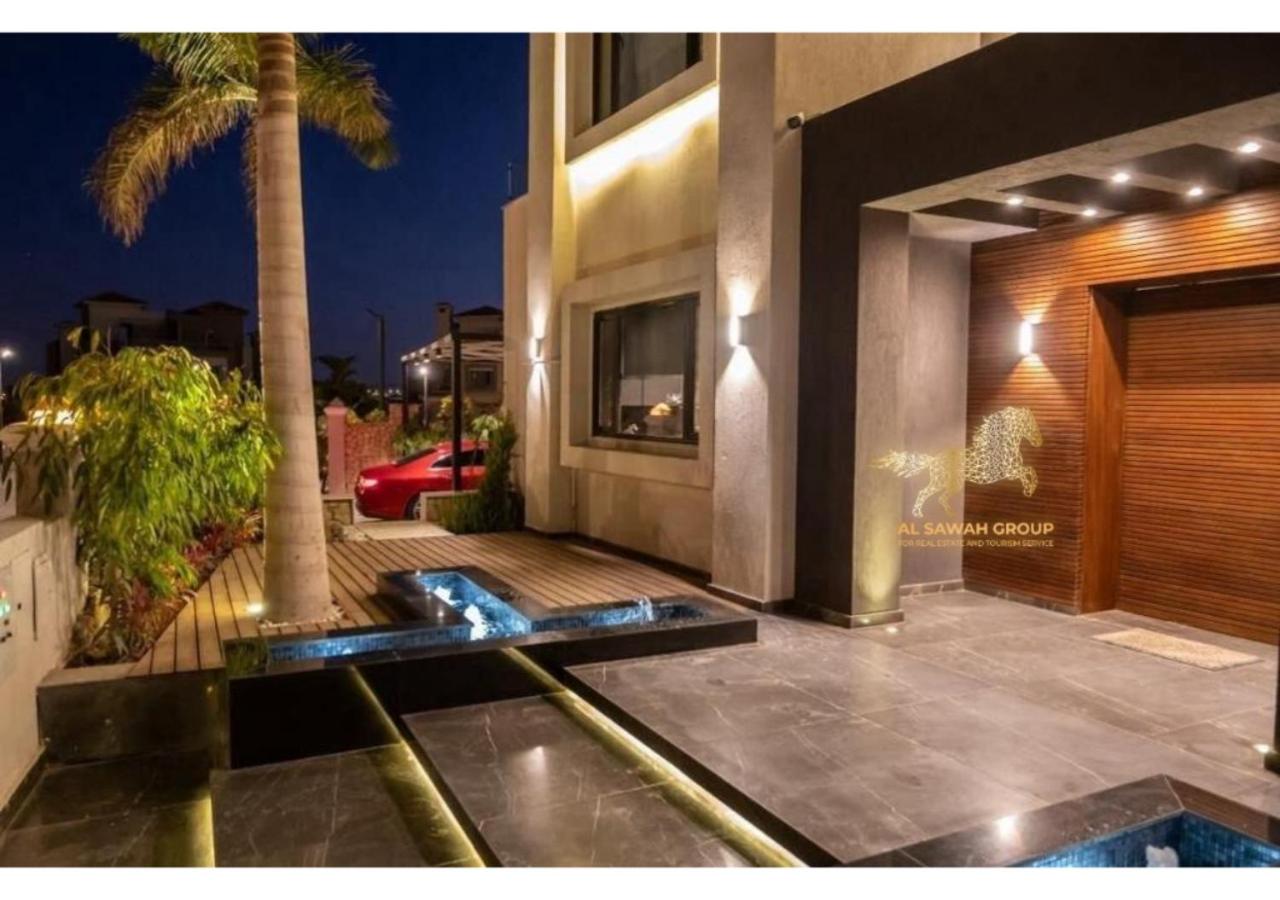 A wonderful stand alone villa with a fully furnished ultra modern swimming pool in Palm Hills in Sheikh Zayed