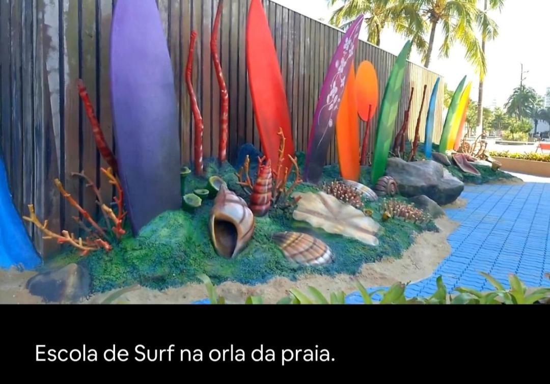 Apê beira-mar -Ar condicionado-Wi-fi-Vaga de garagem coberta
