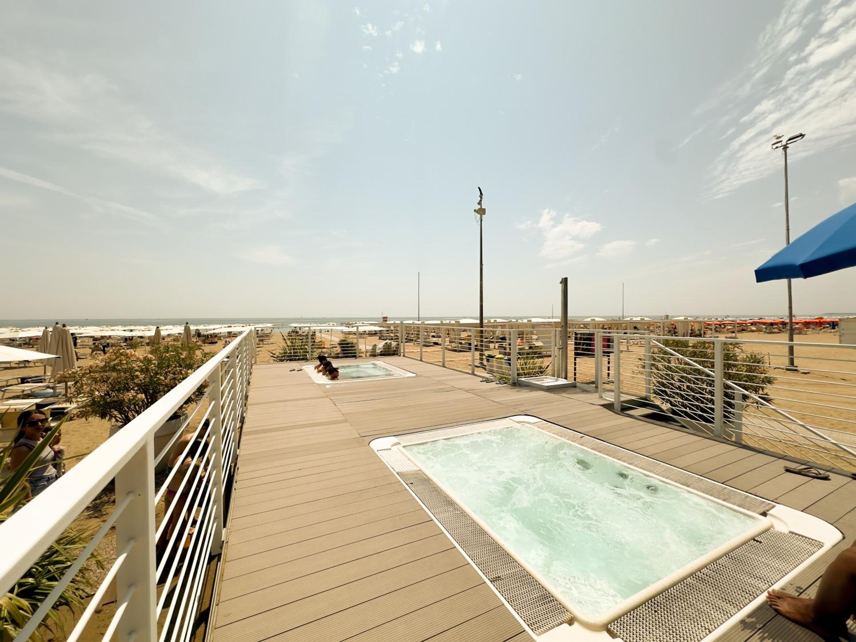 100 m from the beach with CABANA and JACUZZI included view 3