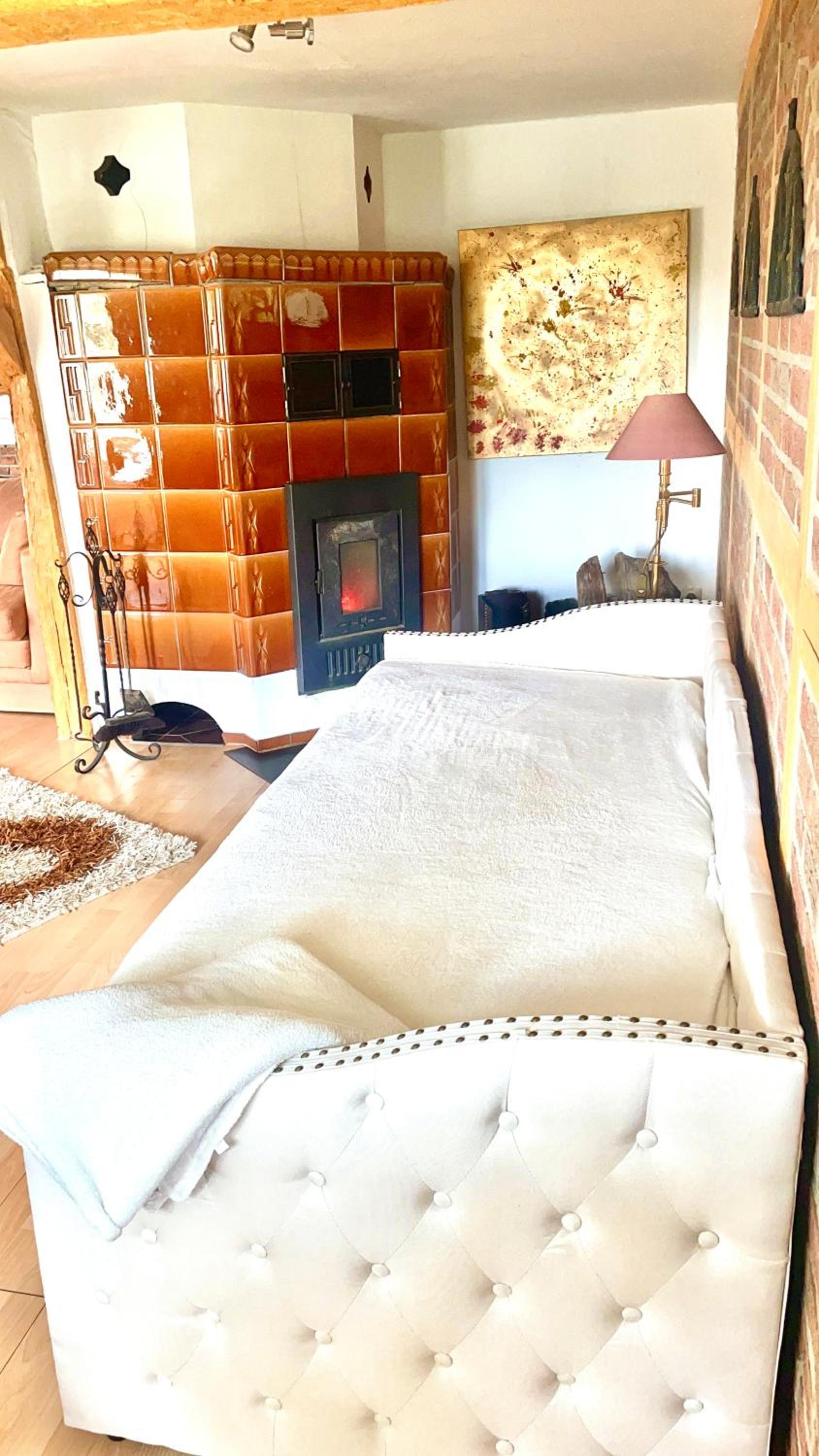Luxus-Landhaus Nordsee, Sommer-Pool, Kaminofen, große Terrasse, Grill, 2 Schlafzimmer, Küche, Bad, WLAN,