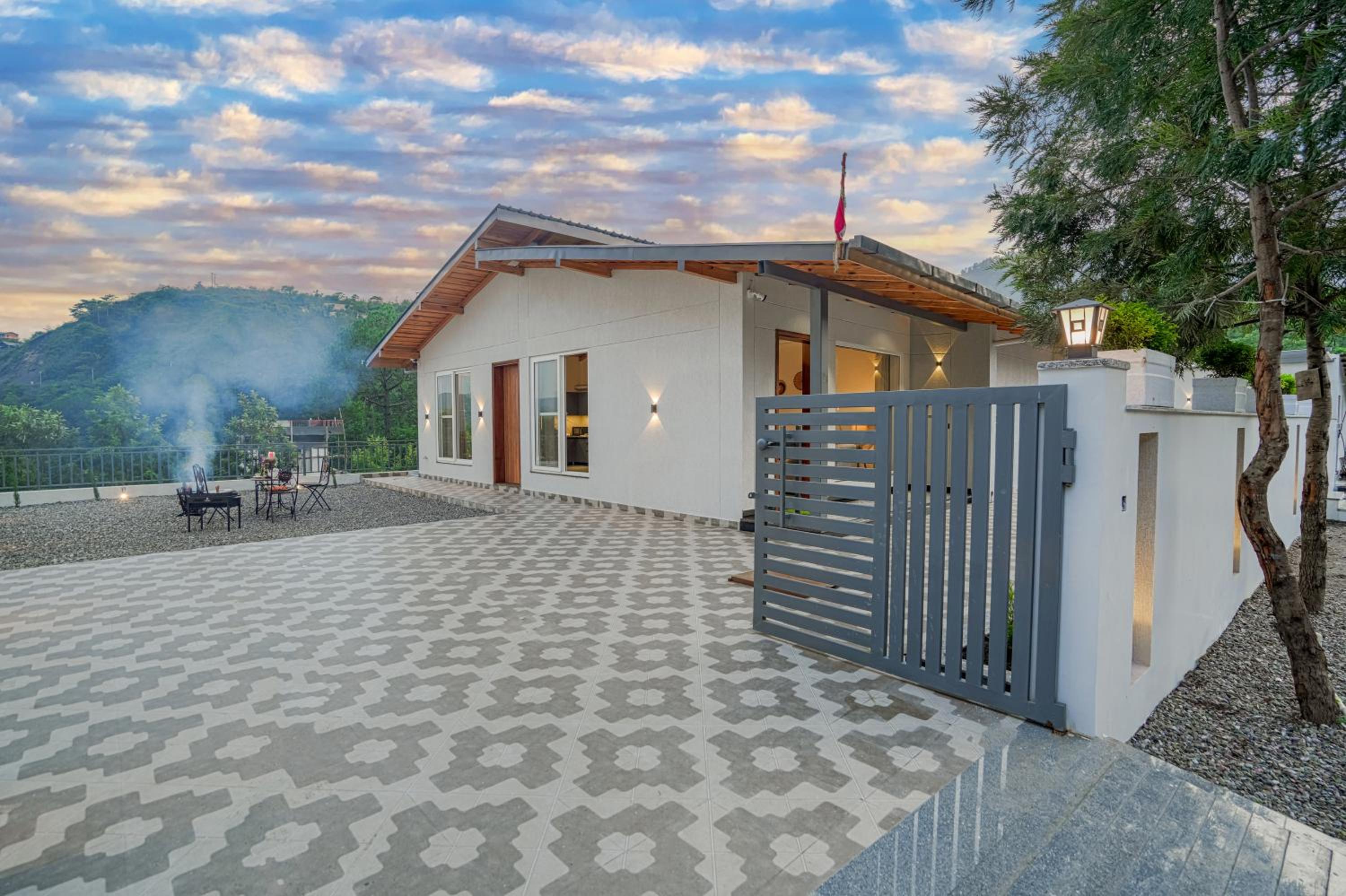 SaffronStays Bourbon - 2BR luxury villa with garden, BBQ, bonfire & valley views near Naukuchiatal & Bhimtal Lake