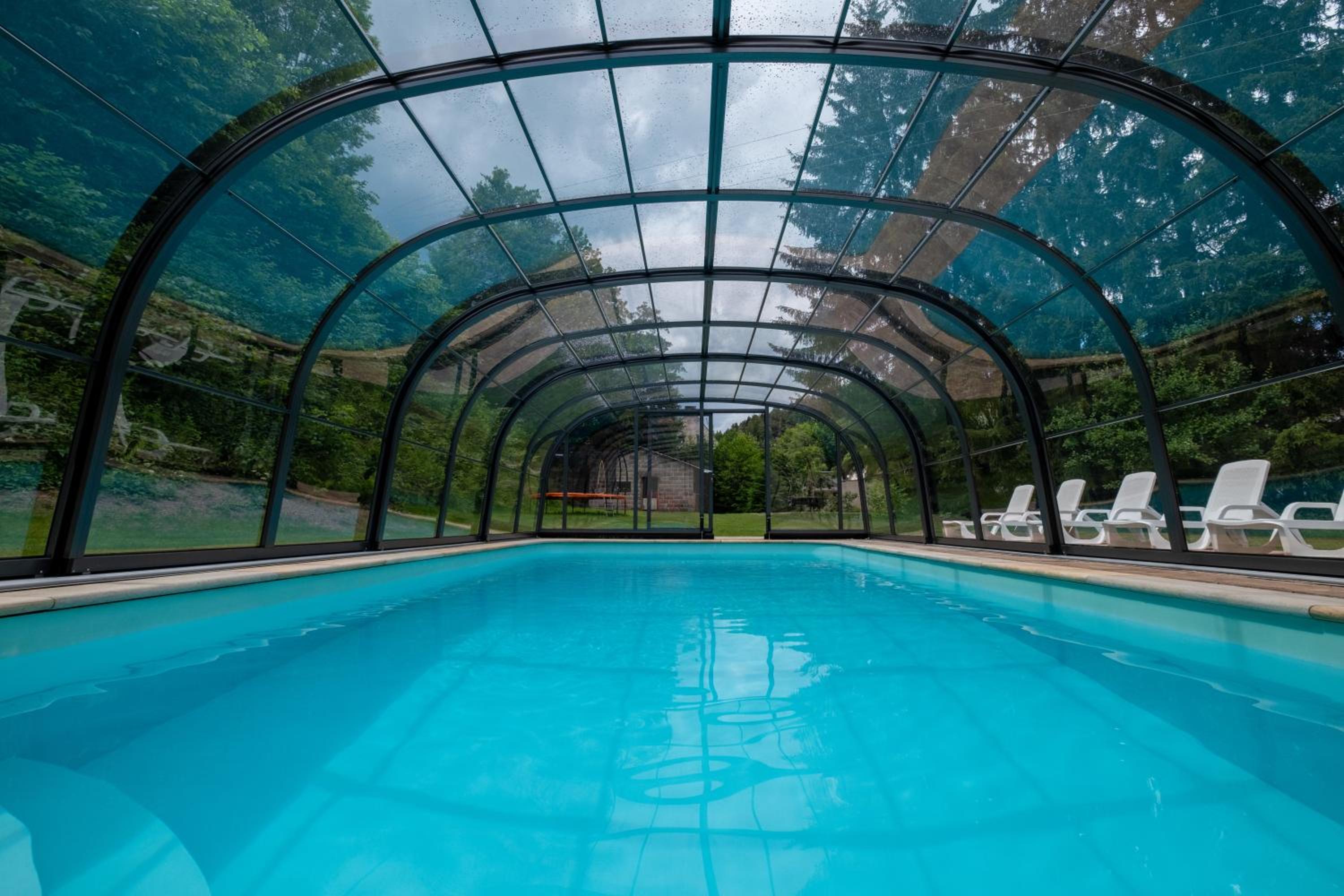 Villa with pool, sauna, pergola, park, and playground