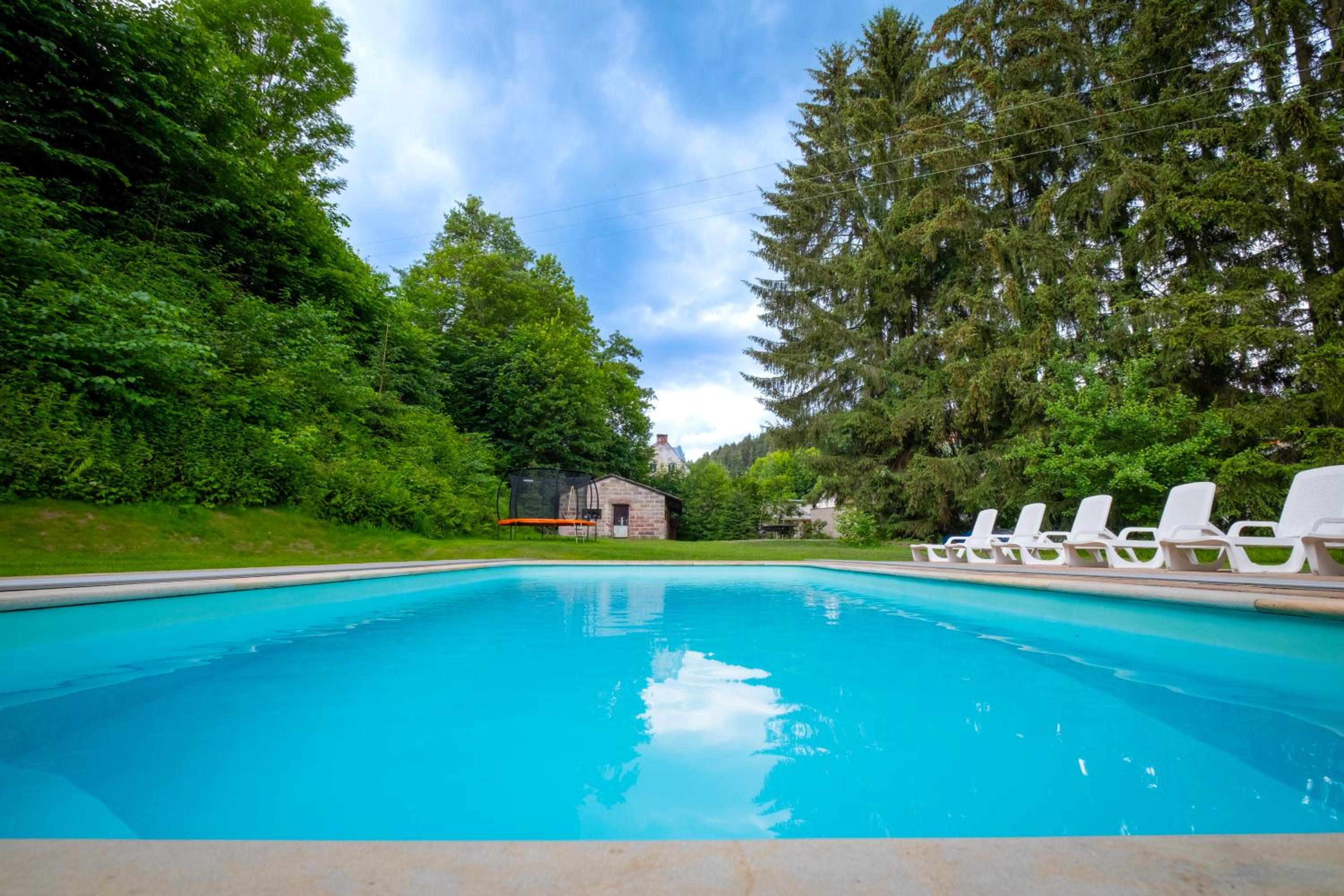 Villa with pool, sauna, pergola, park, and playground