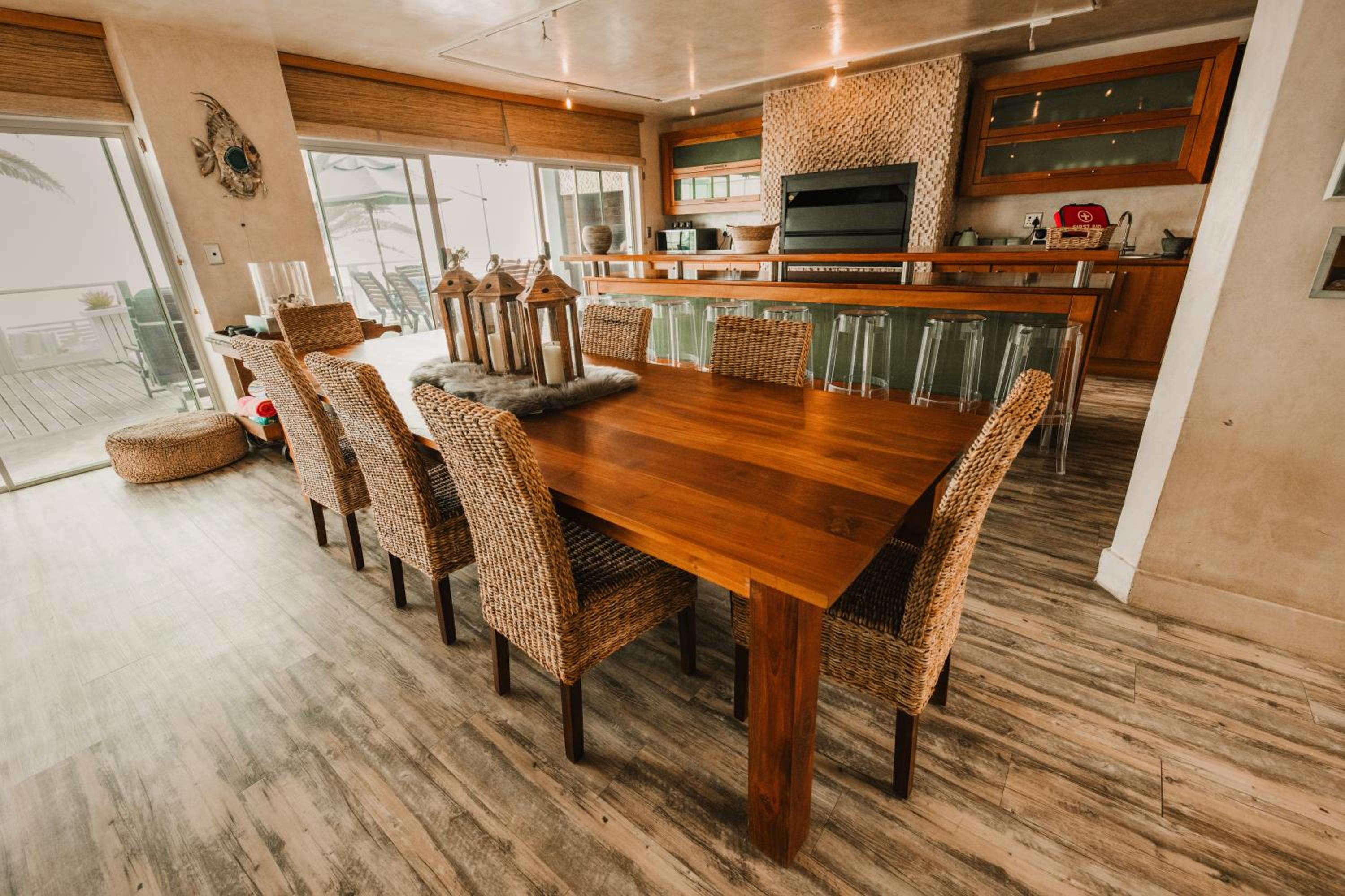 Family beachfront retreat view 3