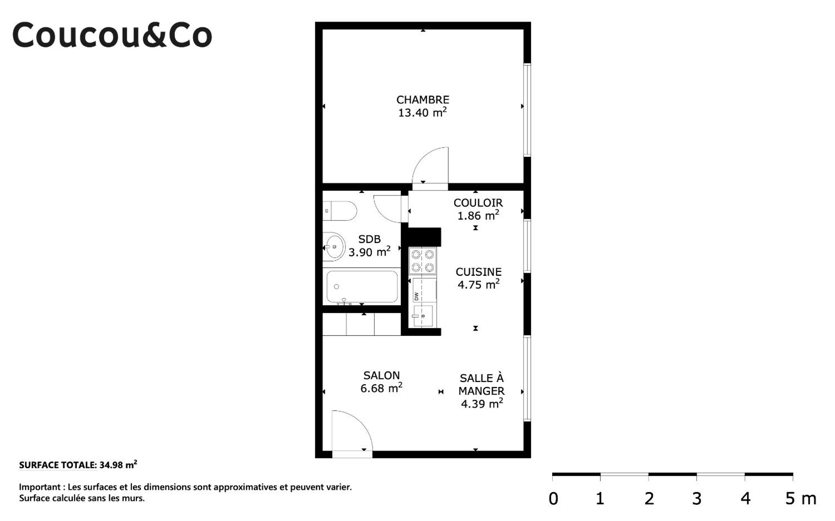 One-bedroom apartment in a quiet neighborhood