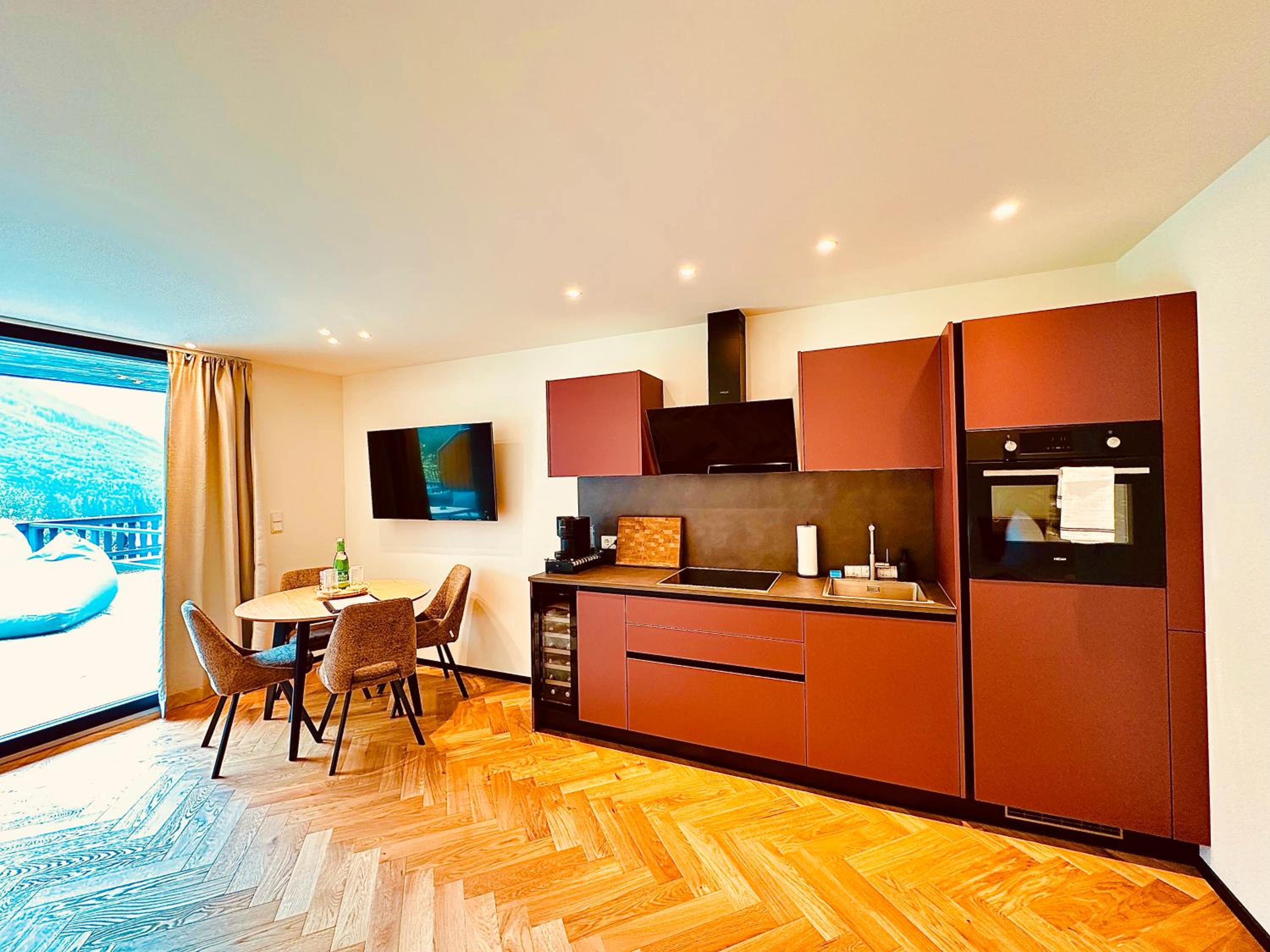 Das Alpenzeit Appartement mit Just Private Terrasse