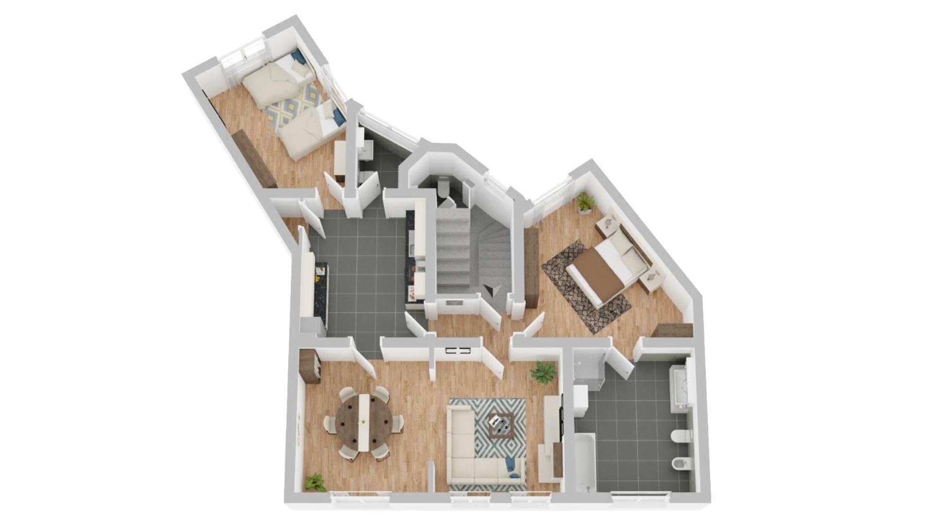 LEVEL22 ! großzügiger Altbau, tolles Design mit Kamin - zentral in Bahnhofsnähe