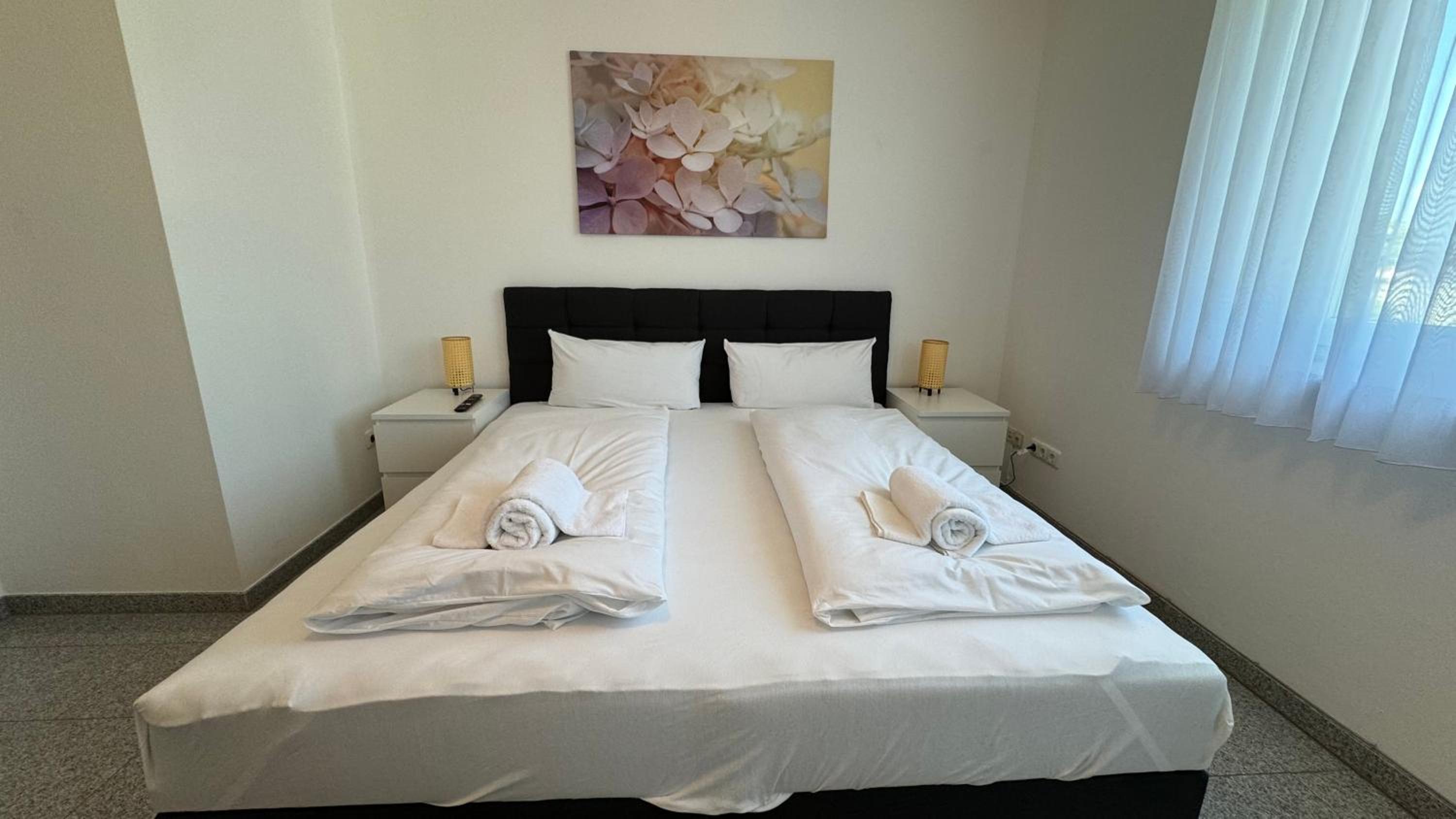 Moderne Wohnung für bis zu 8 Personen mit großem Balkon