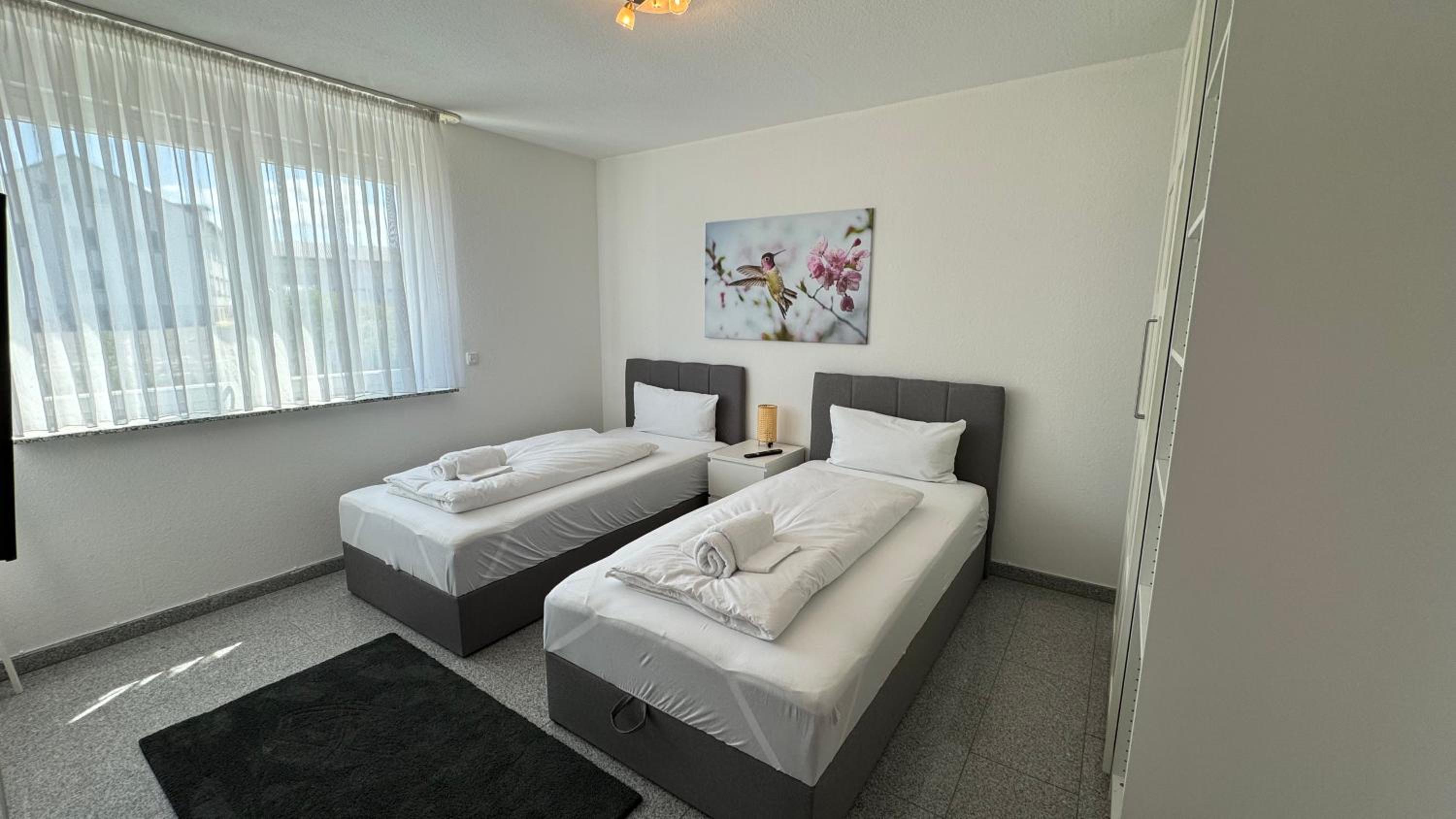 Moderne Wohnung für bis zu 8 Personen mit großem Balkon