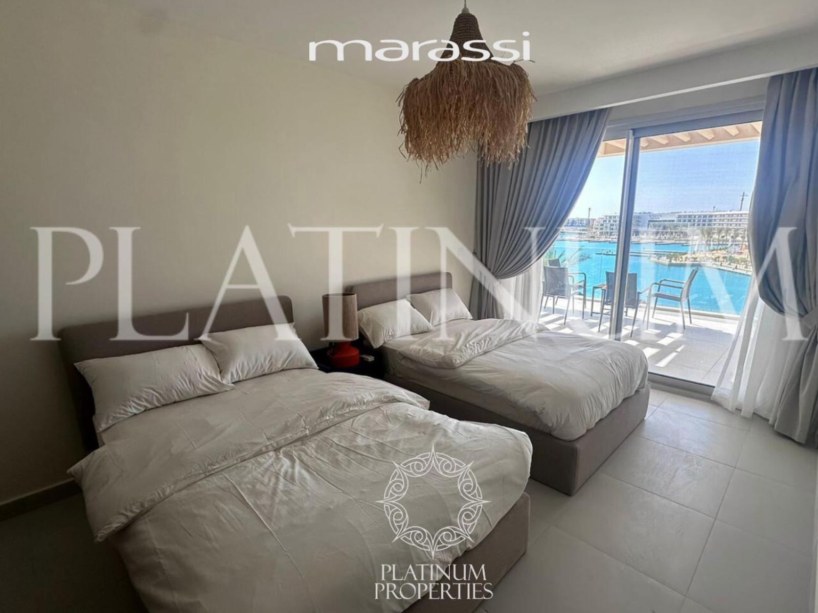 Cozy Sea View 3 Bedrooms in Marassi plus Nannys room view 4