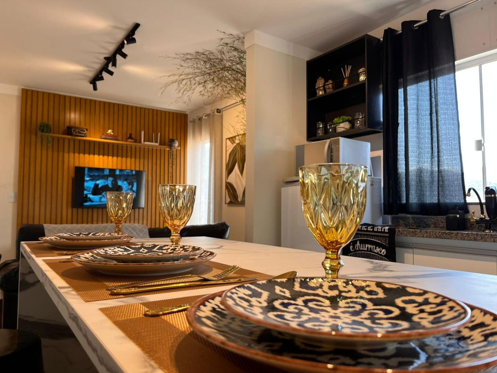 Flat Bambu - Centro - Vista Maravilhosa com Garagem e Elevador