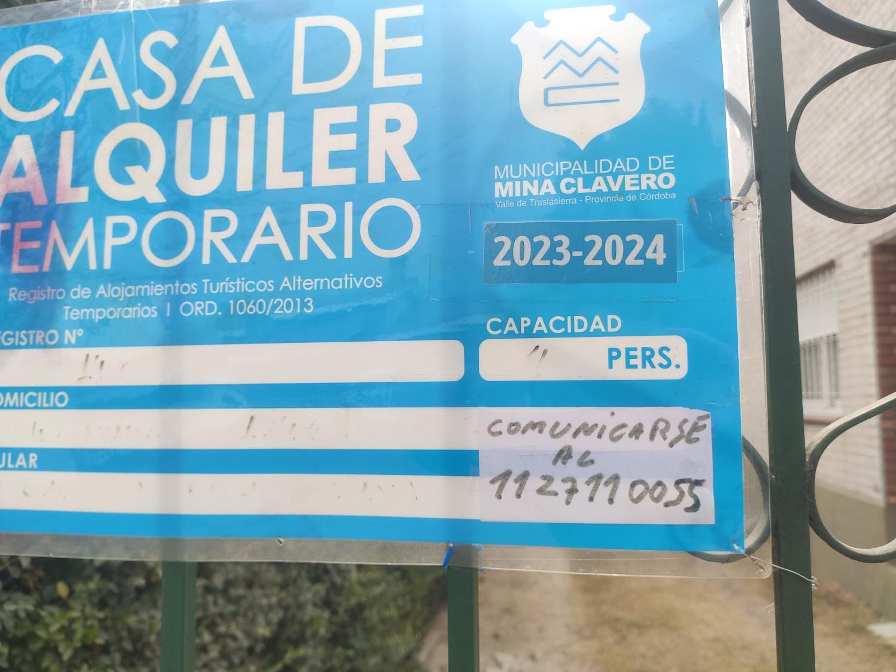 Depto mina clavero Córdoba zona residencial