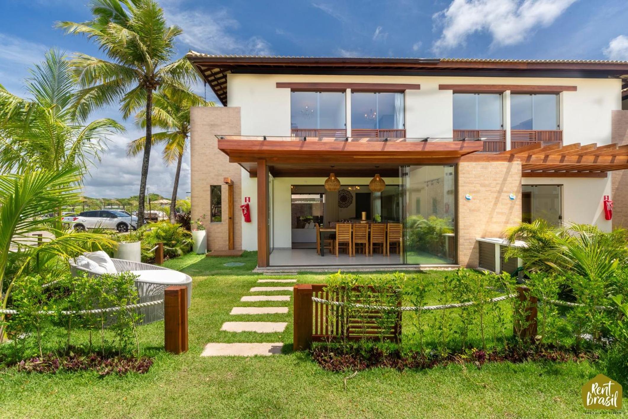 Lindo e elegante bangalô em Imbassaí Privilege - Casa I04