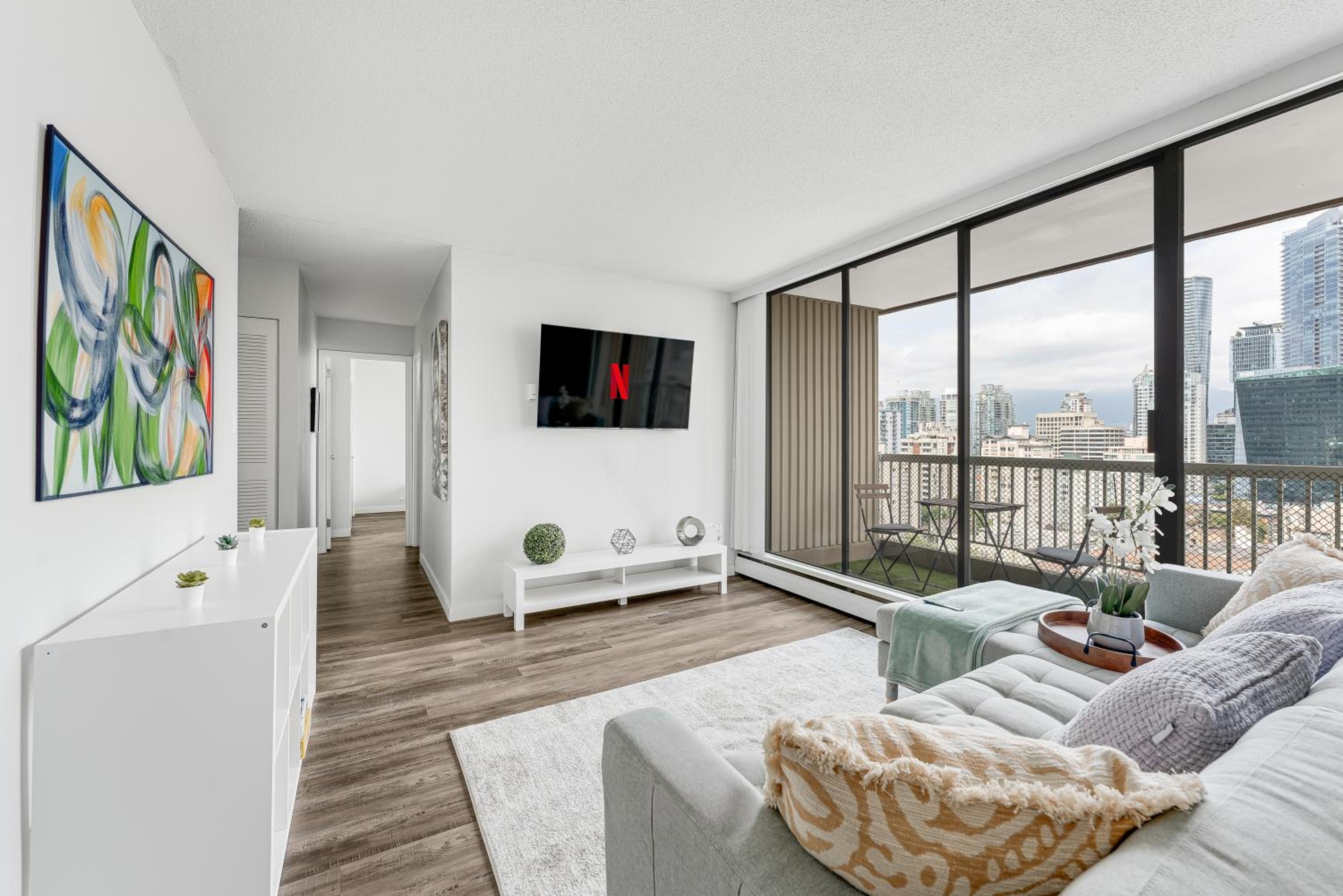 Elegant 2BR Downtown Apartment Offering Unmatched City & Mountain Vistas