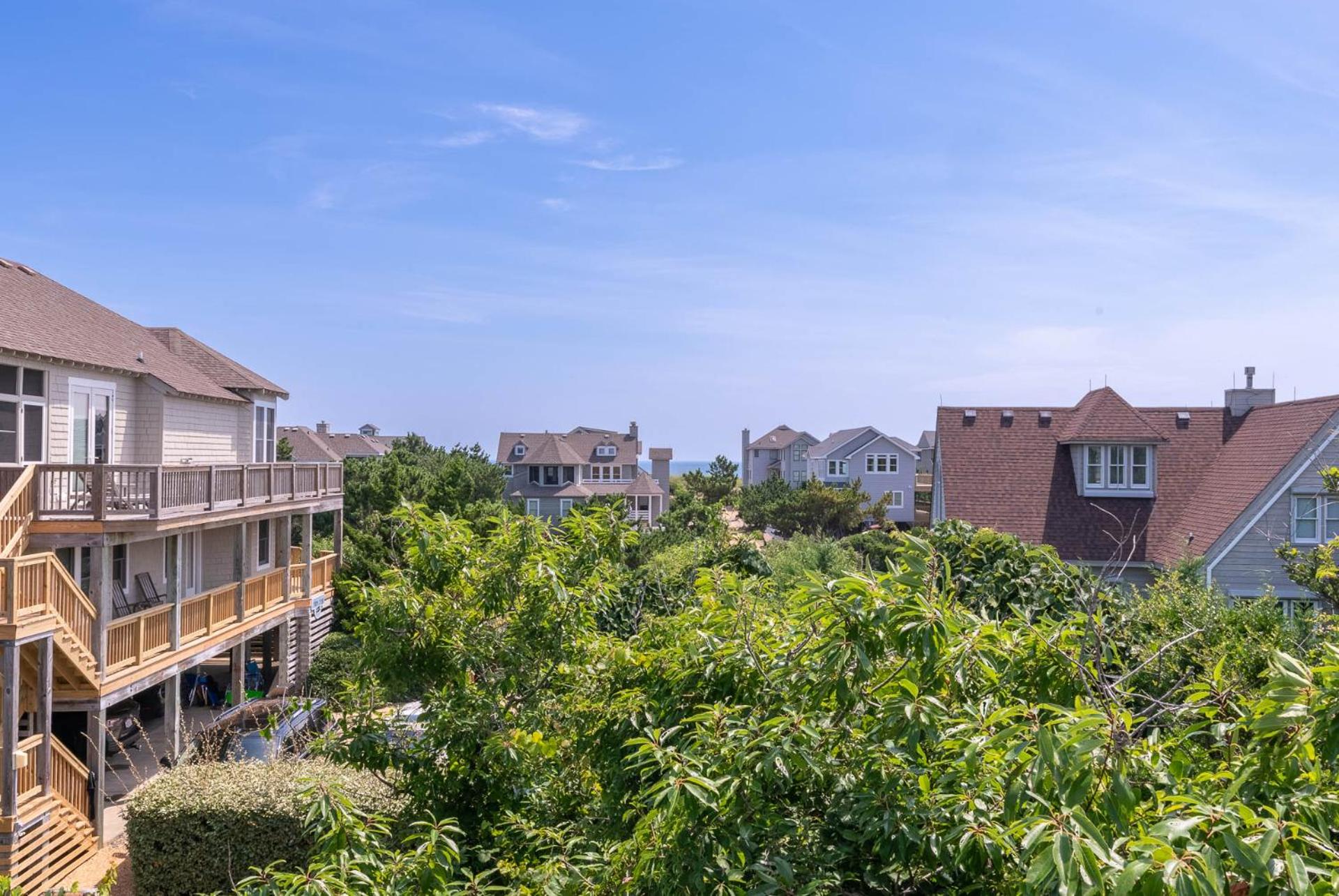 Persimmon - Duck, Sanderling, Ocean View, 65 Yds to Beach, Community Pool, Tennis, Flex Stays