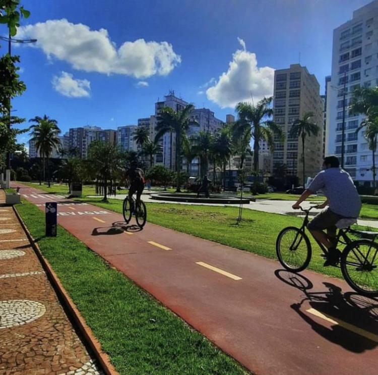 Apartamento em Santos na Ponta da Praia