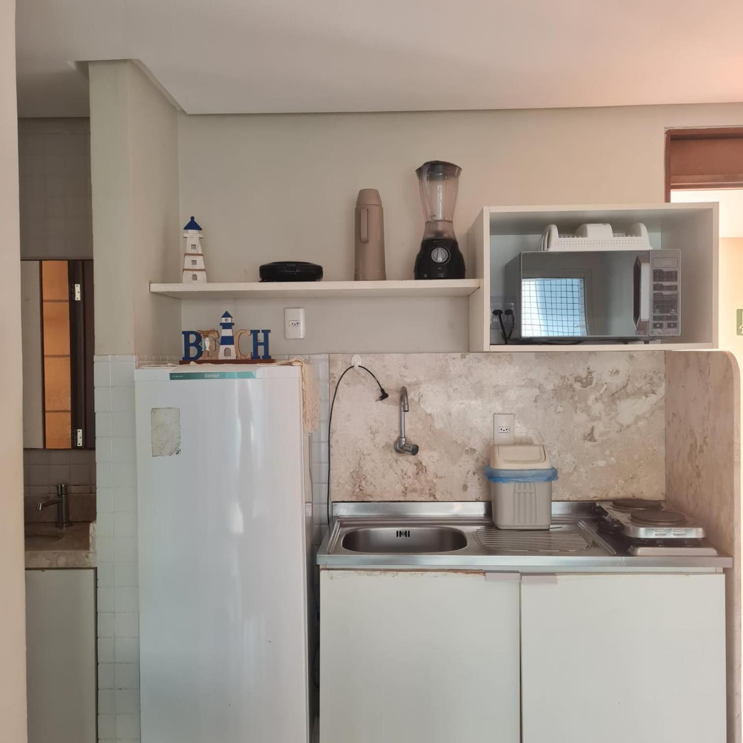 Terrazzas Flat, beira-mar em Manaíra