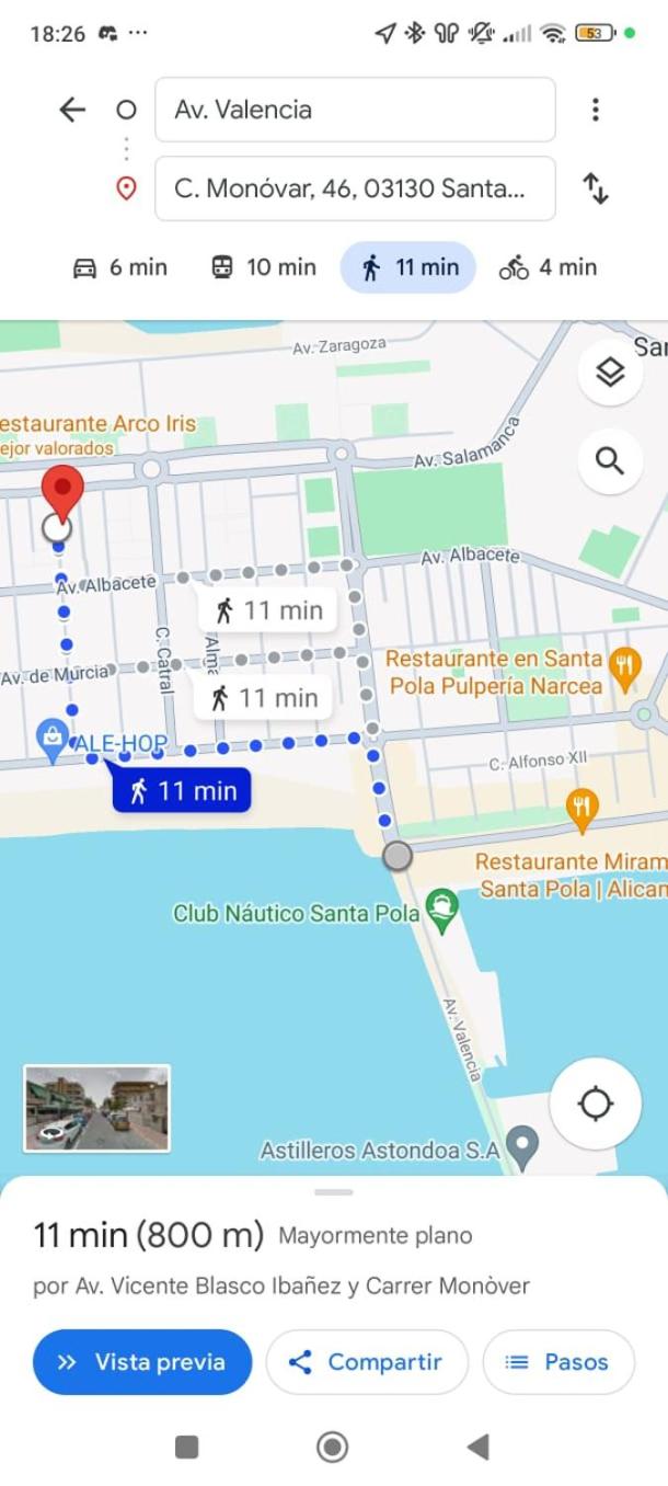 Bungalow Gaviota con playa y terraza