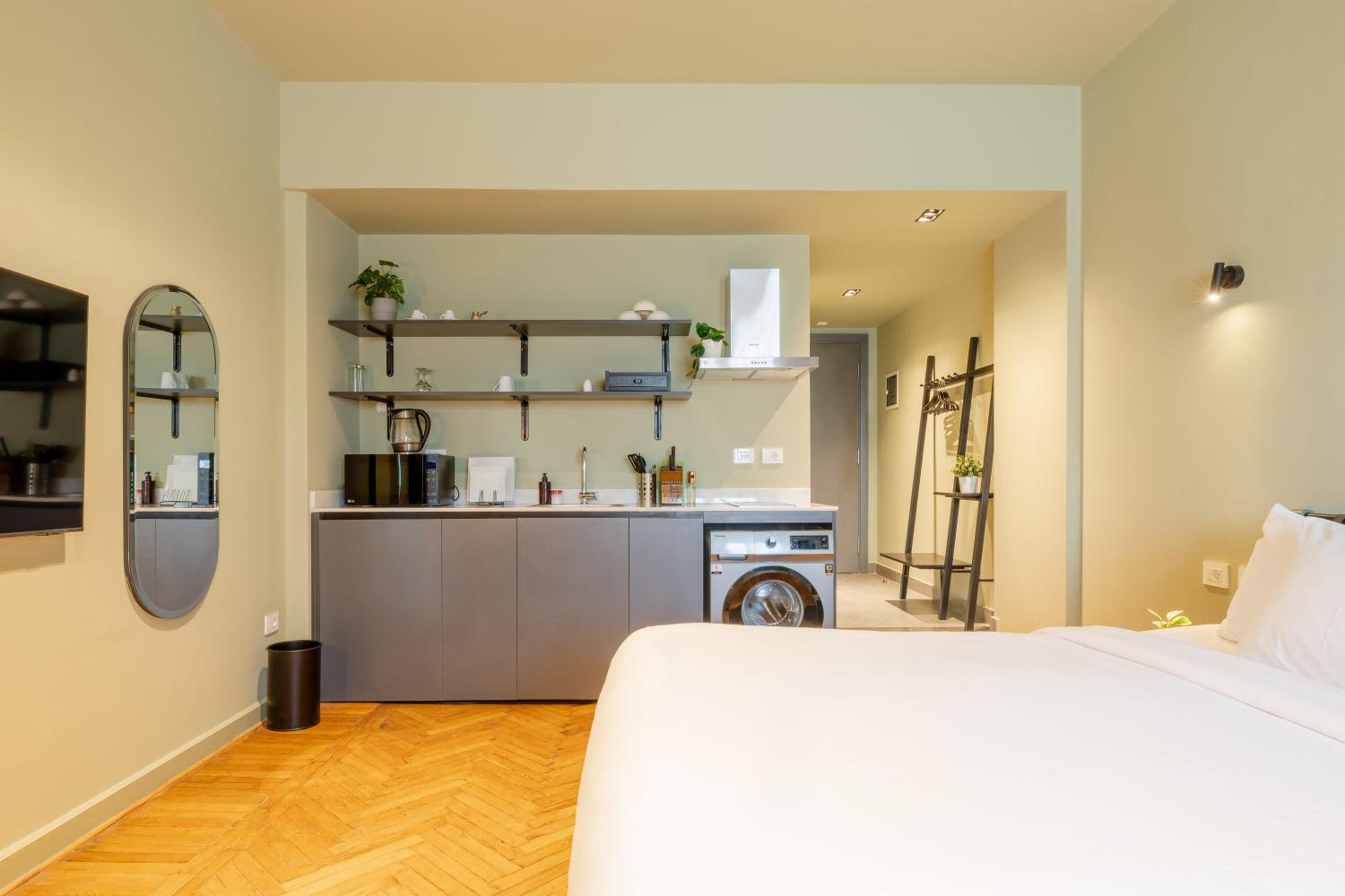 grey l studio apartments Downtown Cairo Ouzonian House