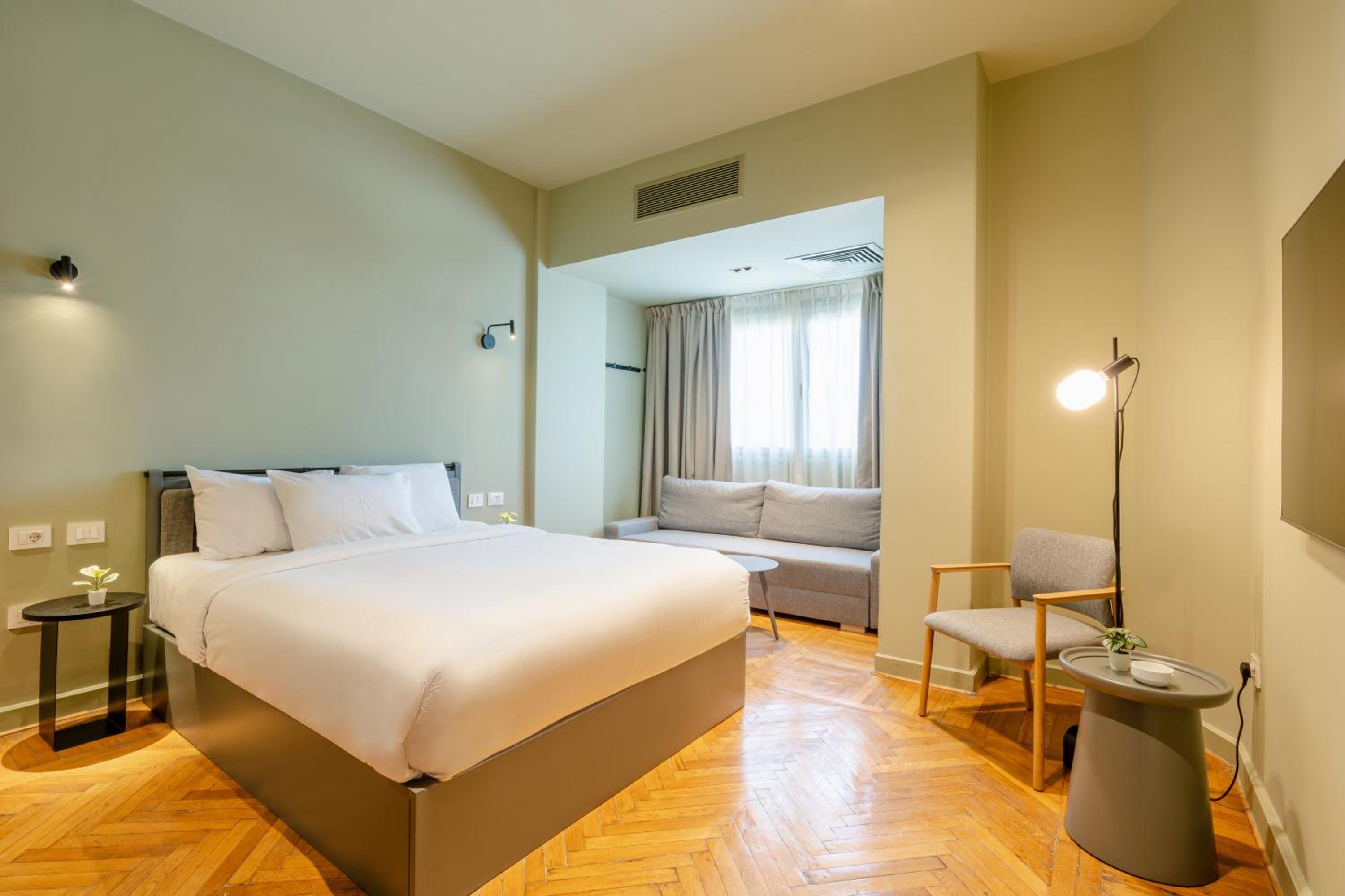 grey l studio apartments Downtown Cairo Ouzonian House