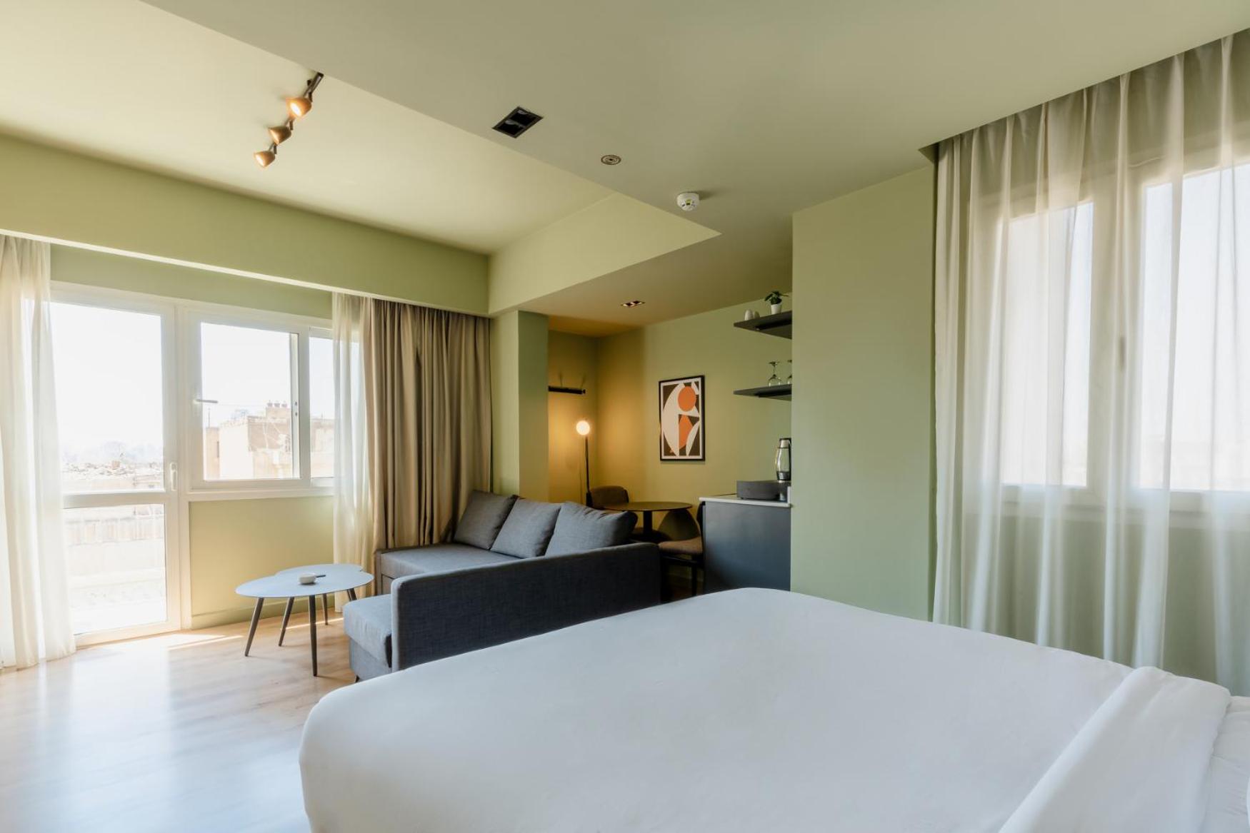 grey l studio apartments Downtown Cairo Ouzonian House
