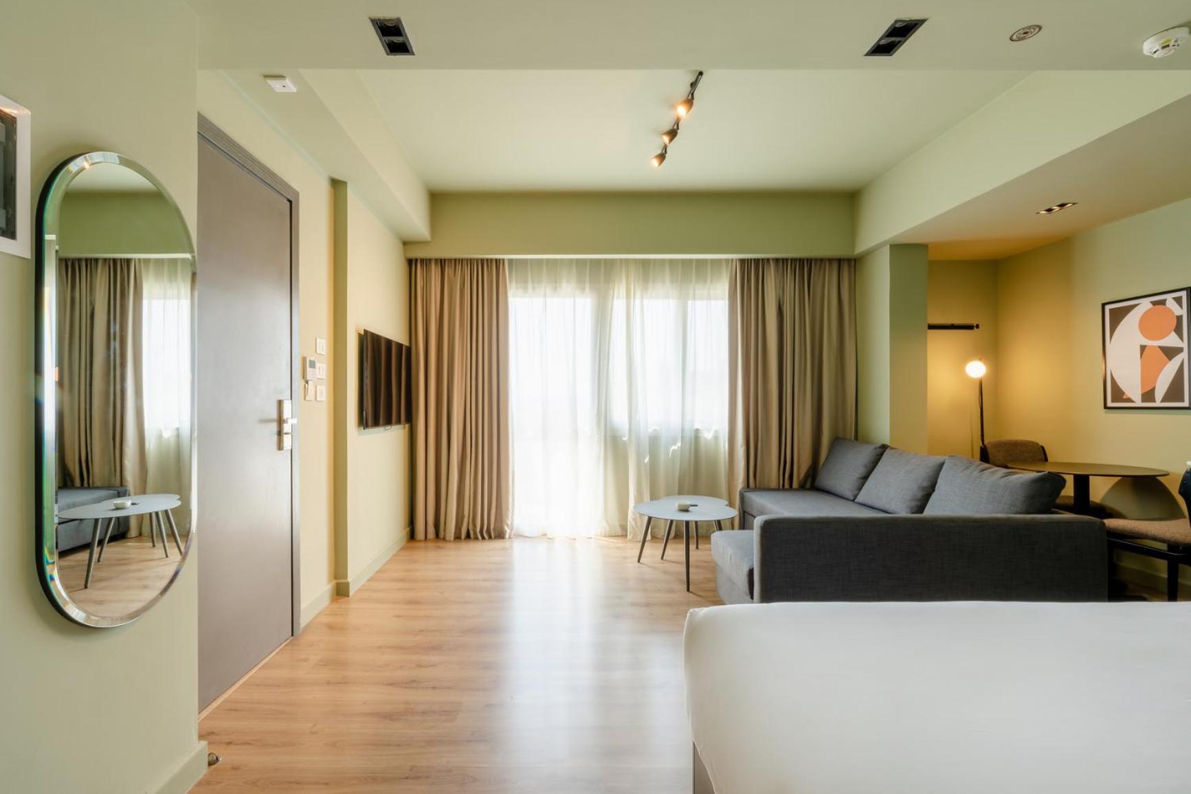 grey l studio apartments Downtown Cairo Ouzonian House
