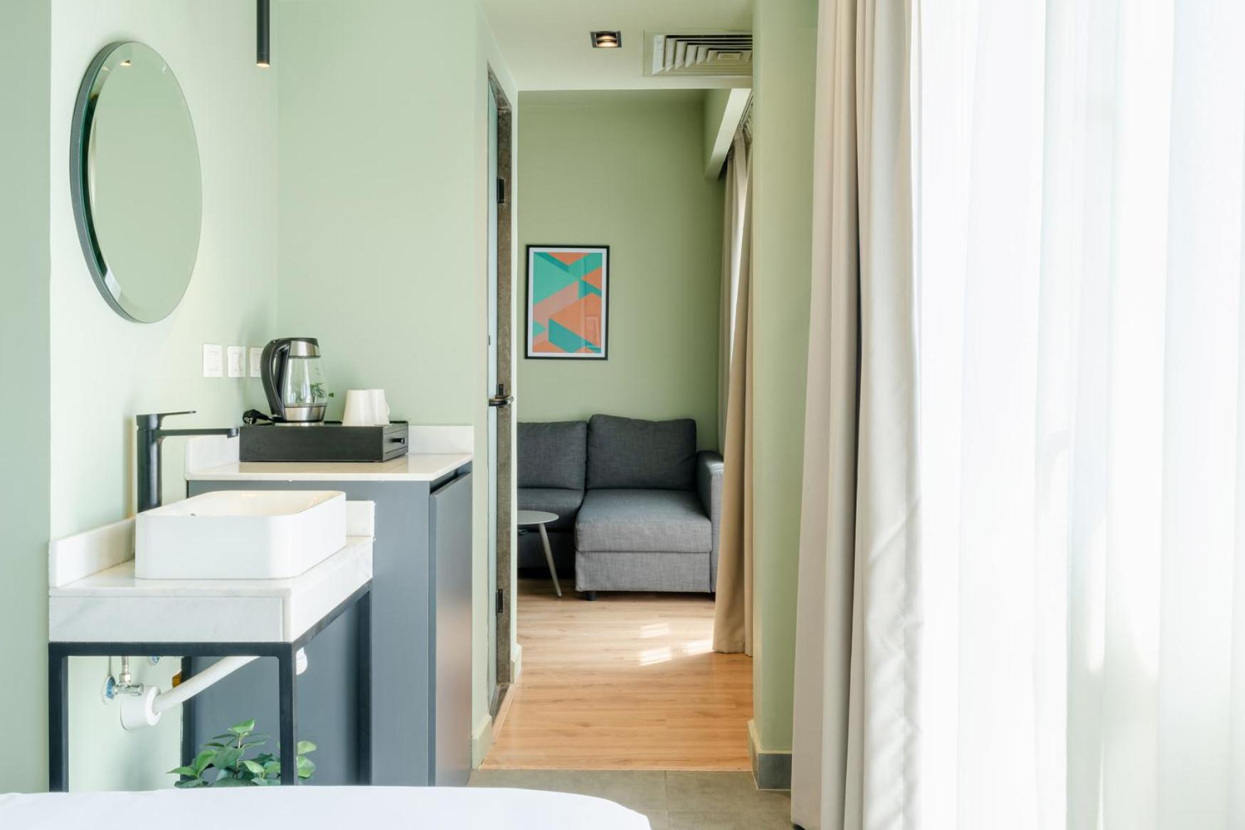 grey l studio apartments Downtown Cairo Ouzonian House