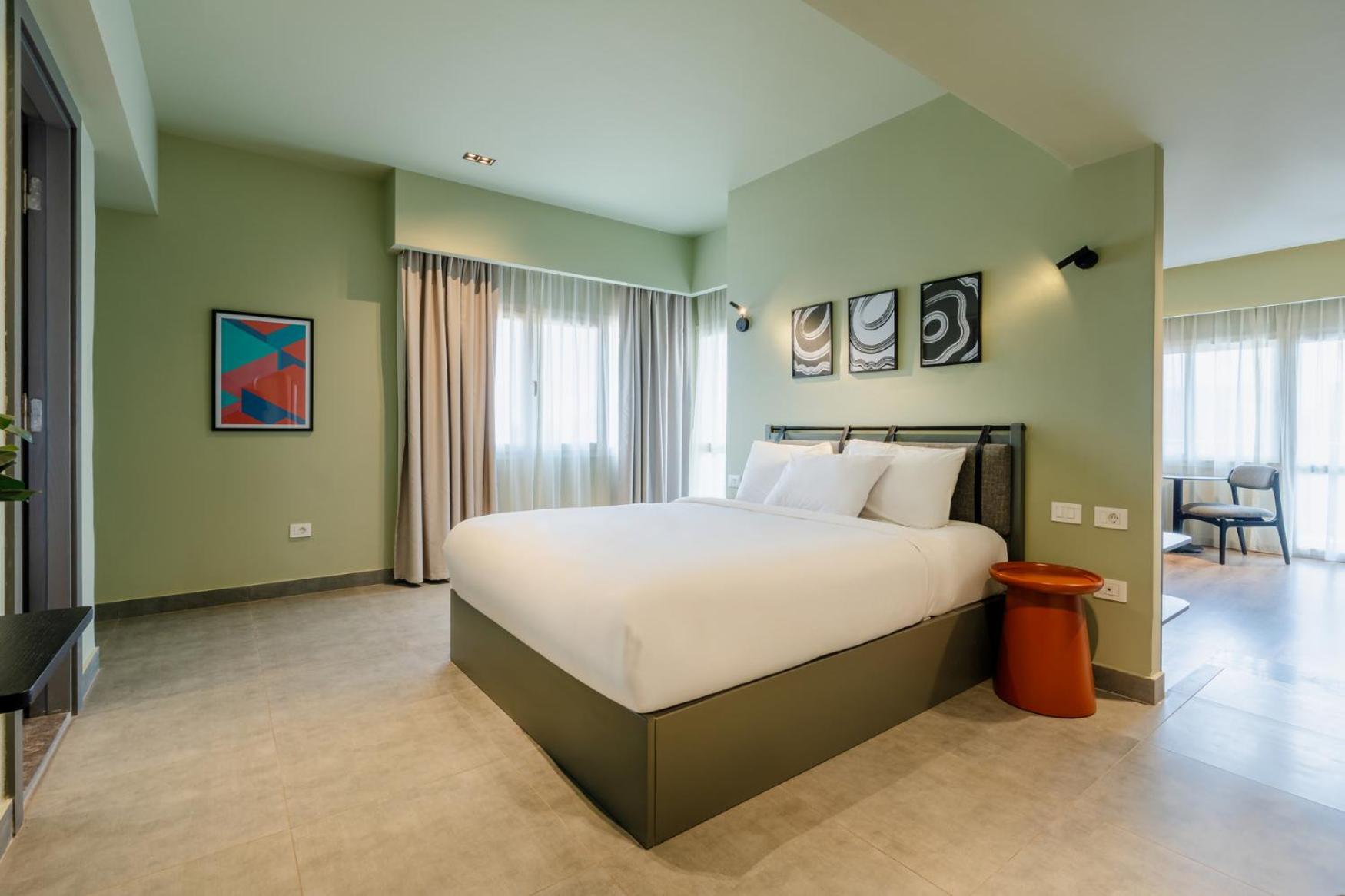 grey l studio apartments Downtown Cairo Ouzonian House