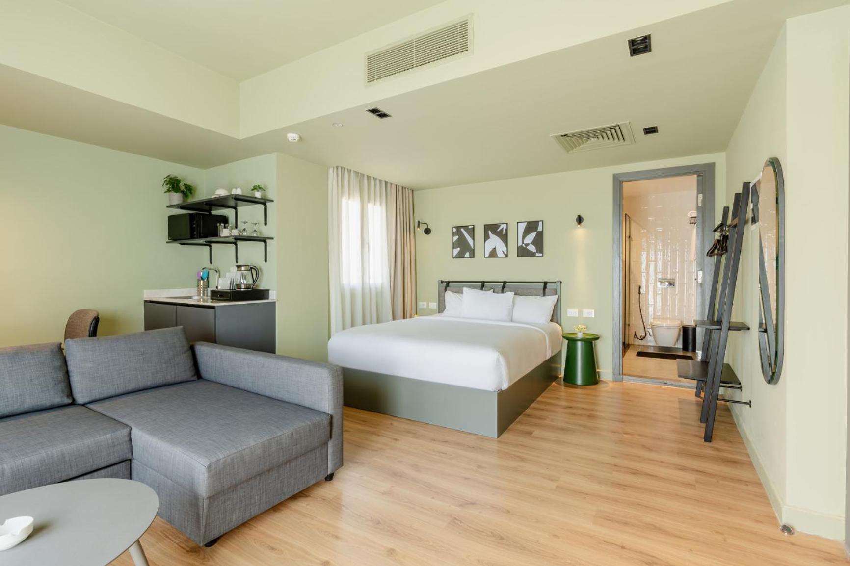 grey l studio apartments Downtown Cairo Ouzonian House