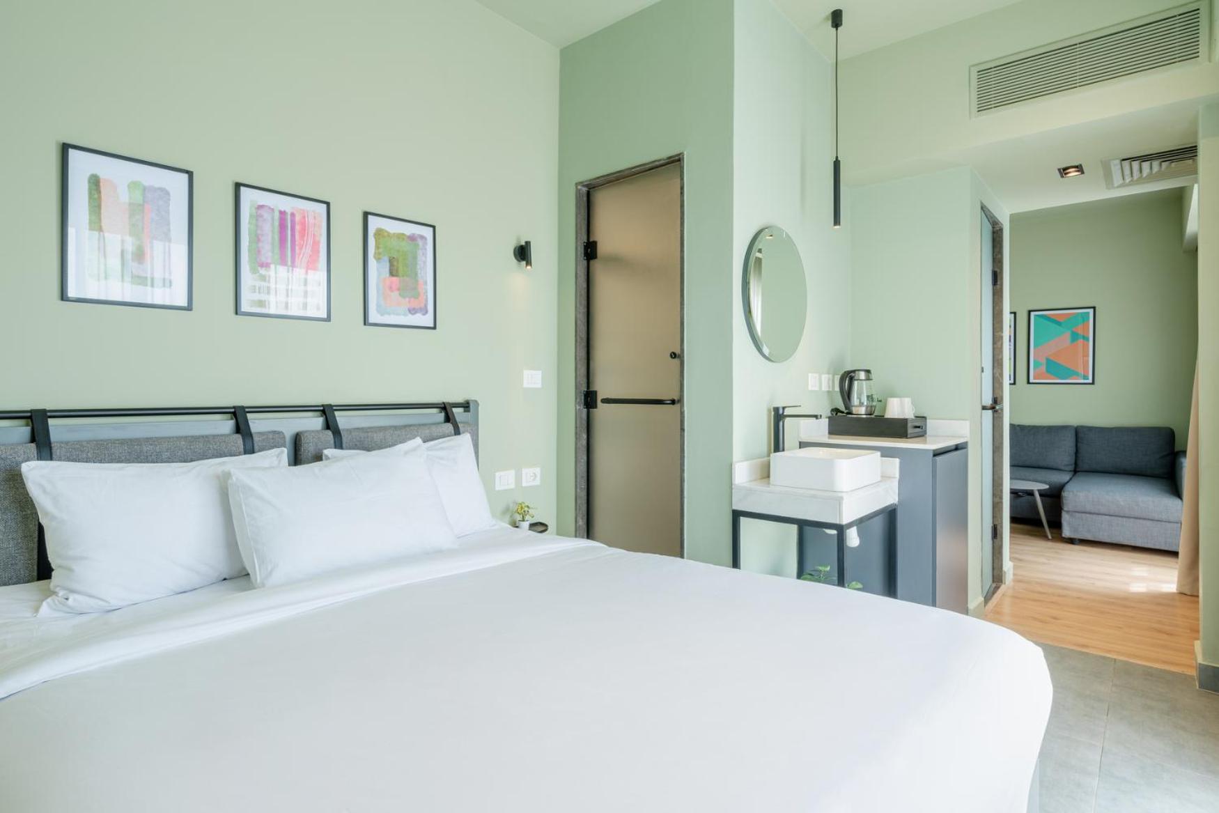grey l studio apartments Downtown Cairo Ouzonian House