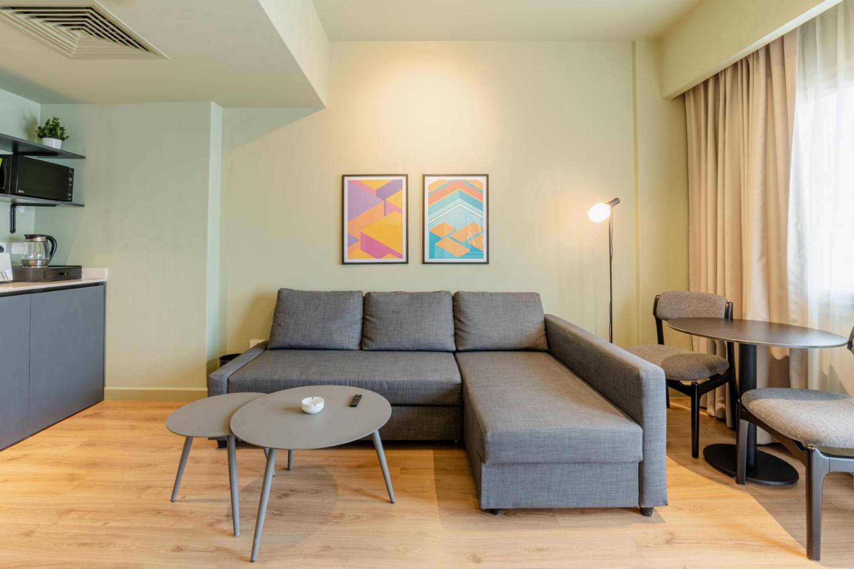 grey l studio apartments Downtown Cairo Ouzonian House