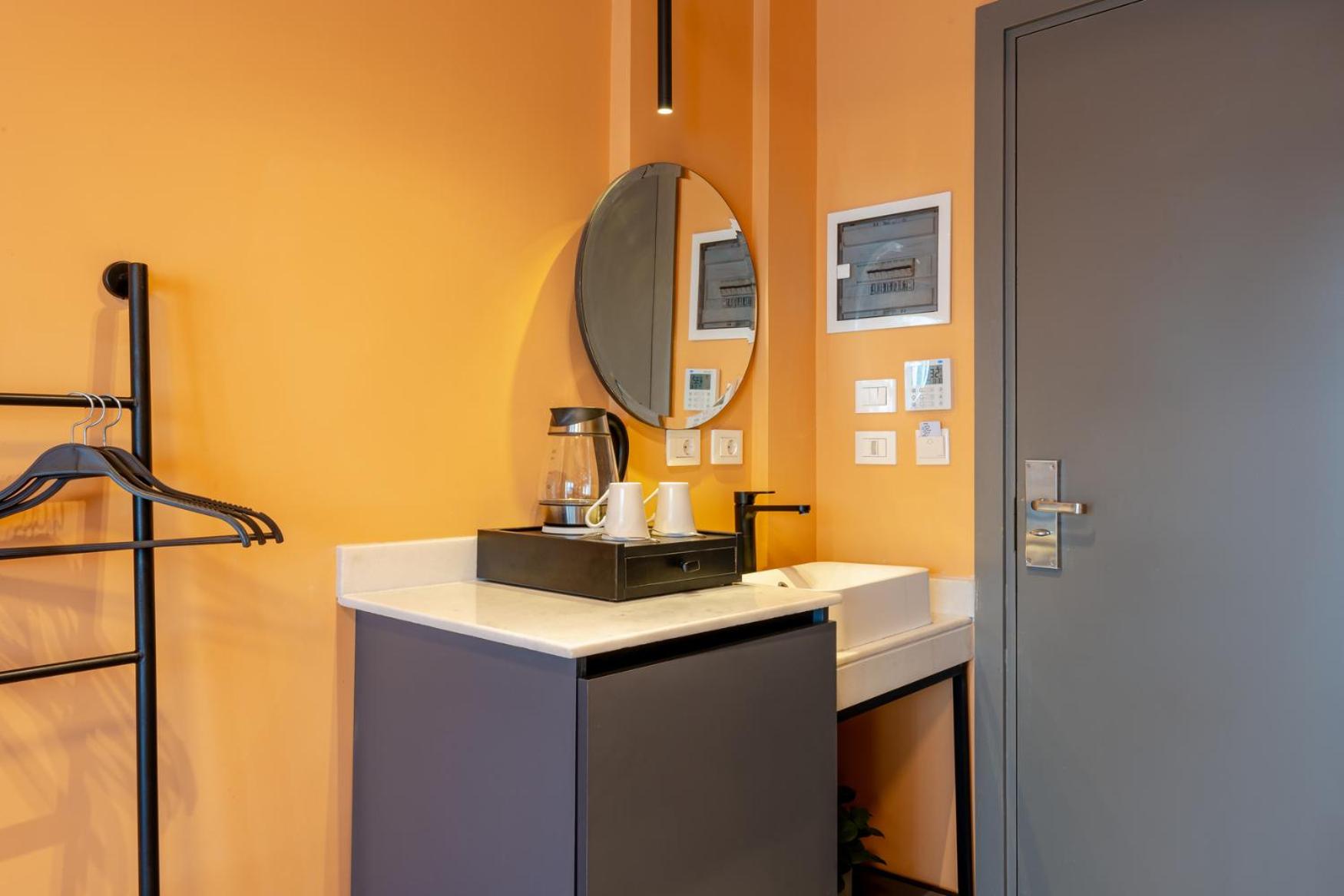 grey l studio apartments Downtown Cairo Ouzonian House