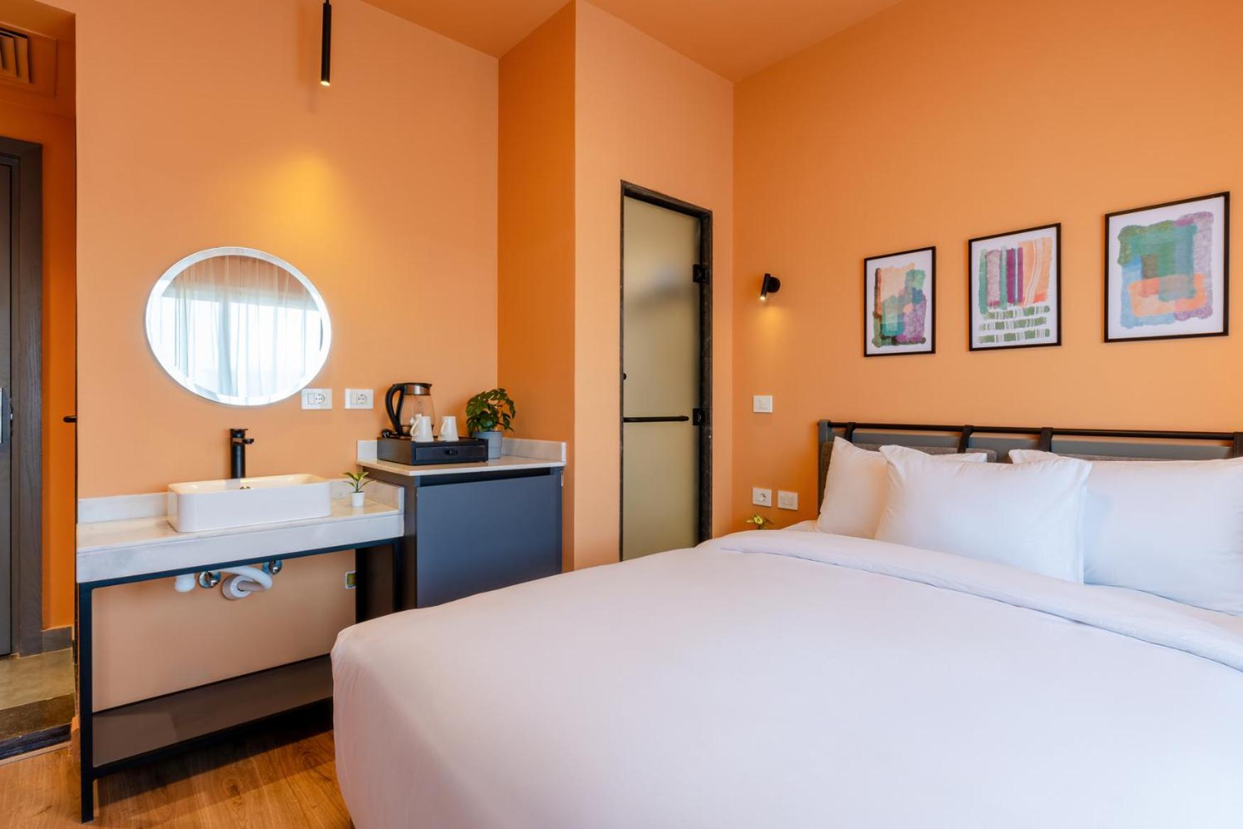 grey l studio apartments Downtown Cairo Ouzonian House