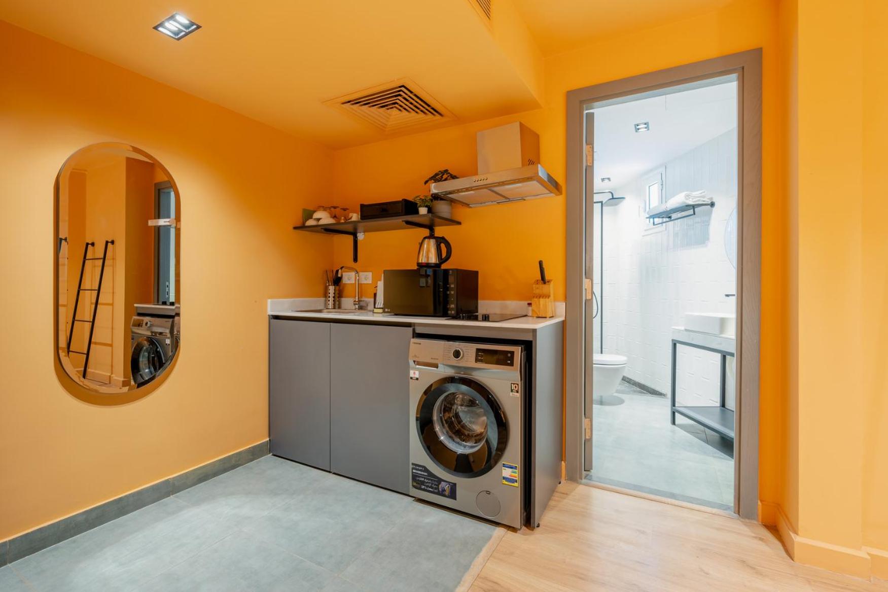 grey l studio apartments Downtown Cairo Ouzonian House
