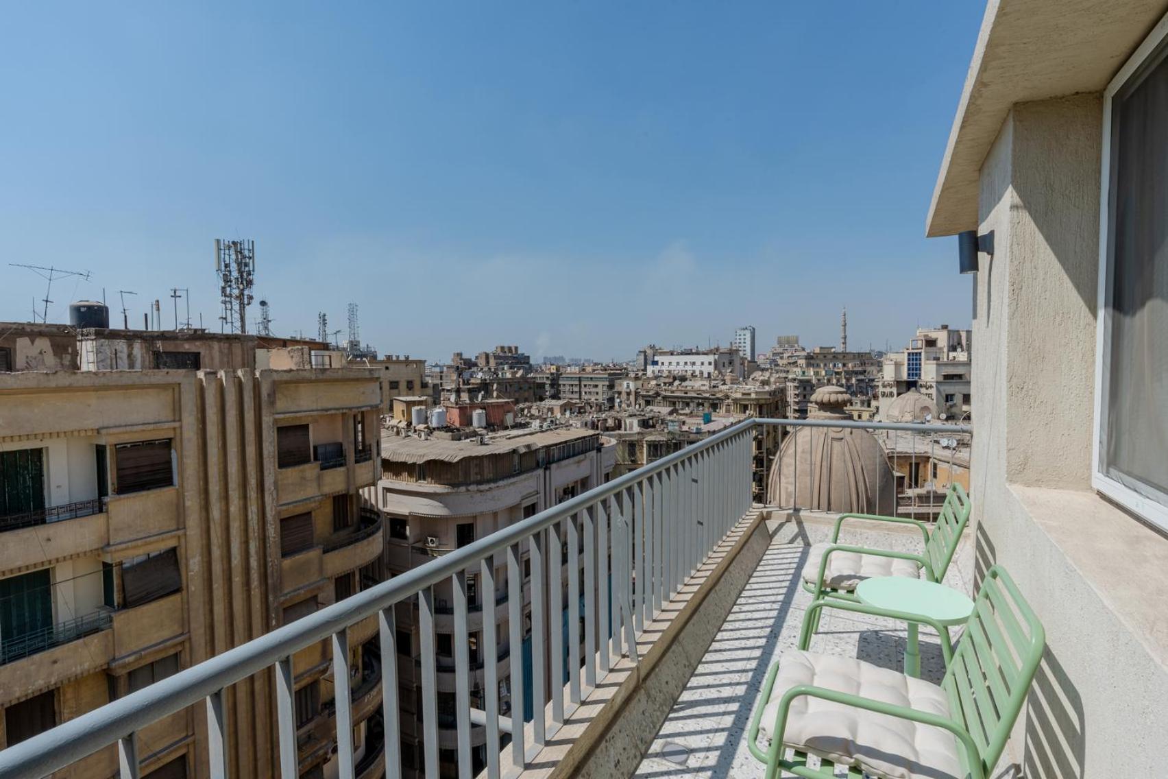 grey l studio apartments Downtown Cairo Ouzonian House