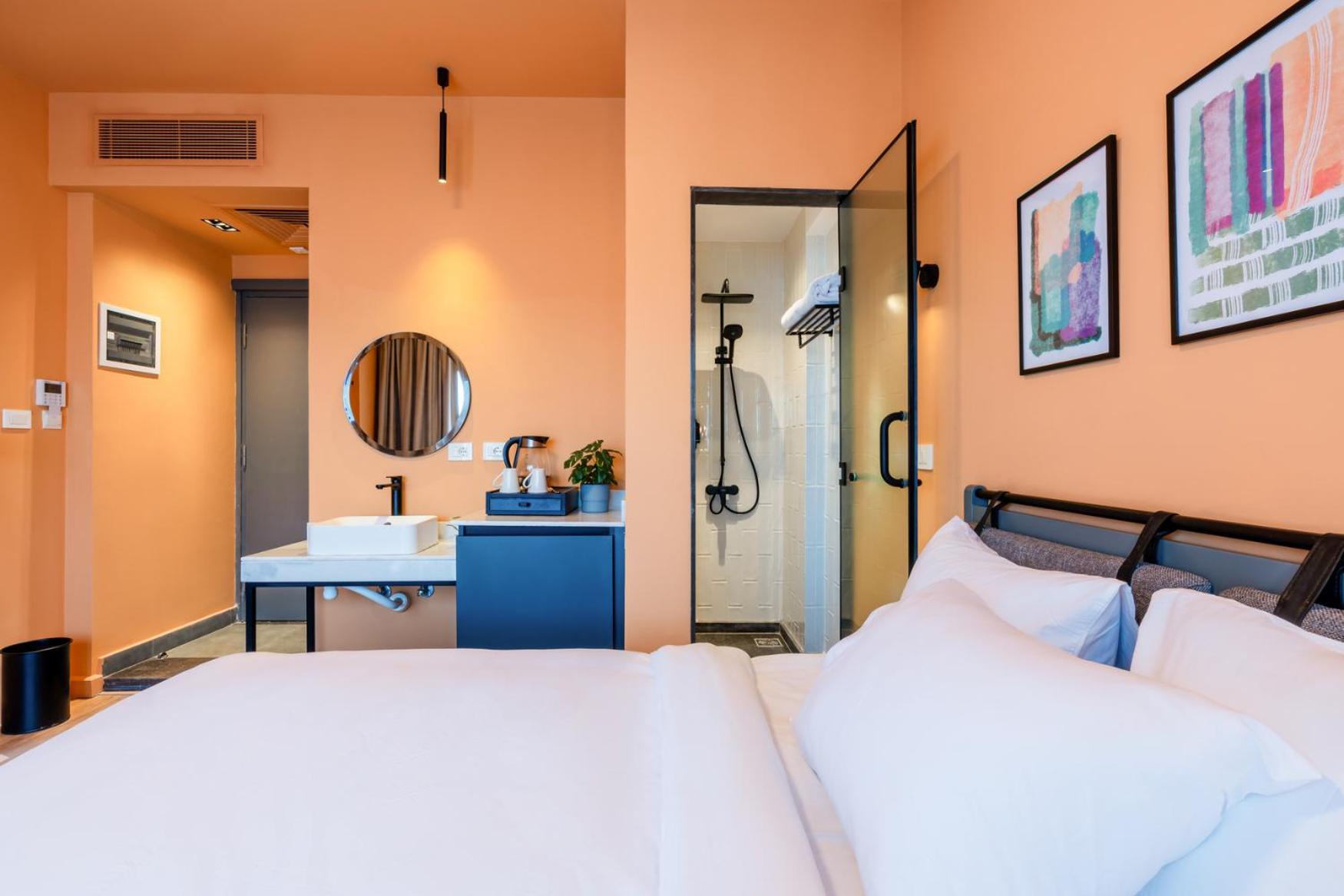 grey l studio apartments Downtown Cairo Ouzonian House