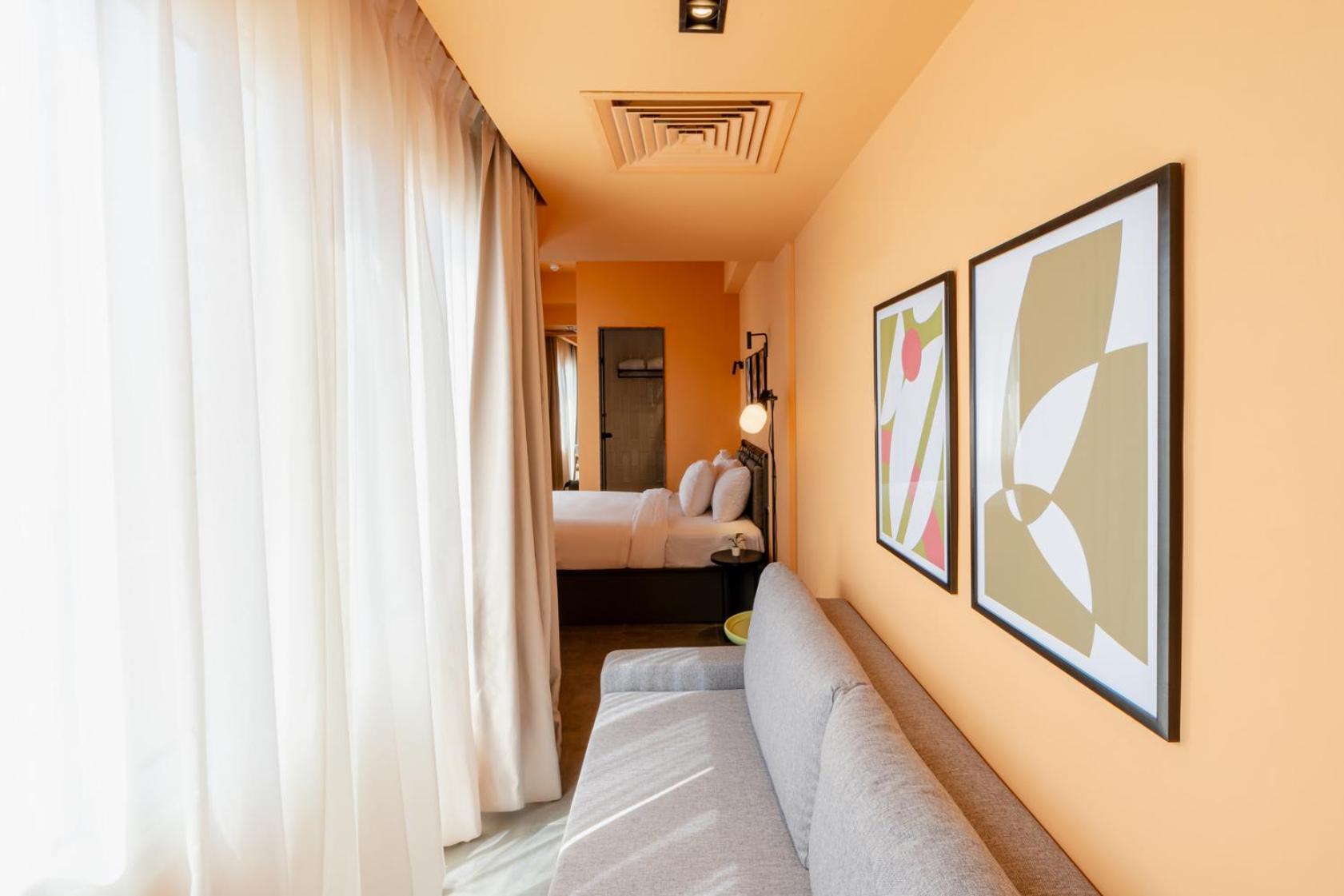 grey l studio apartments Downtown Cairo Ouzonian House
