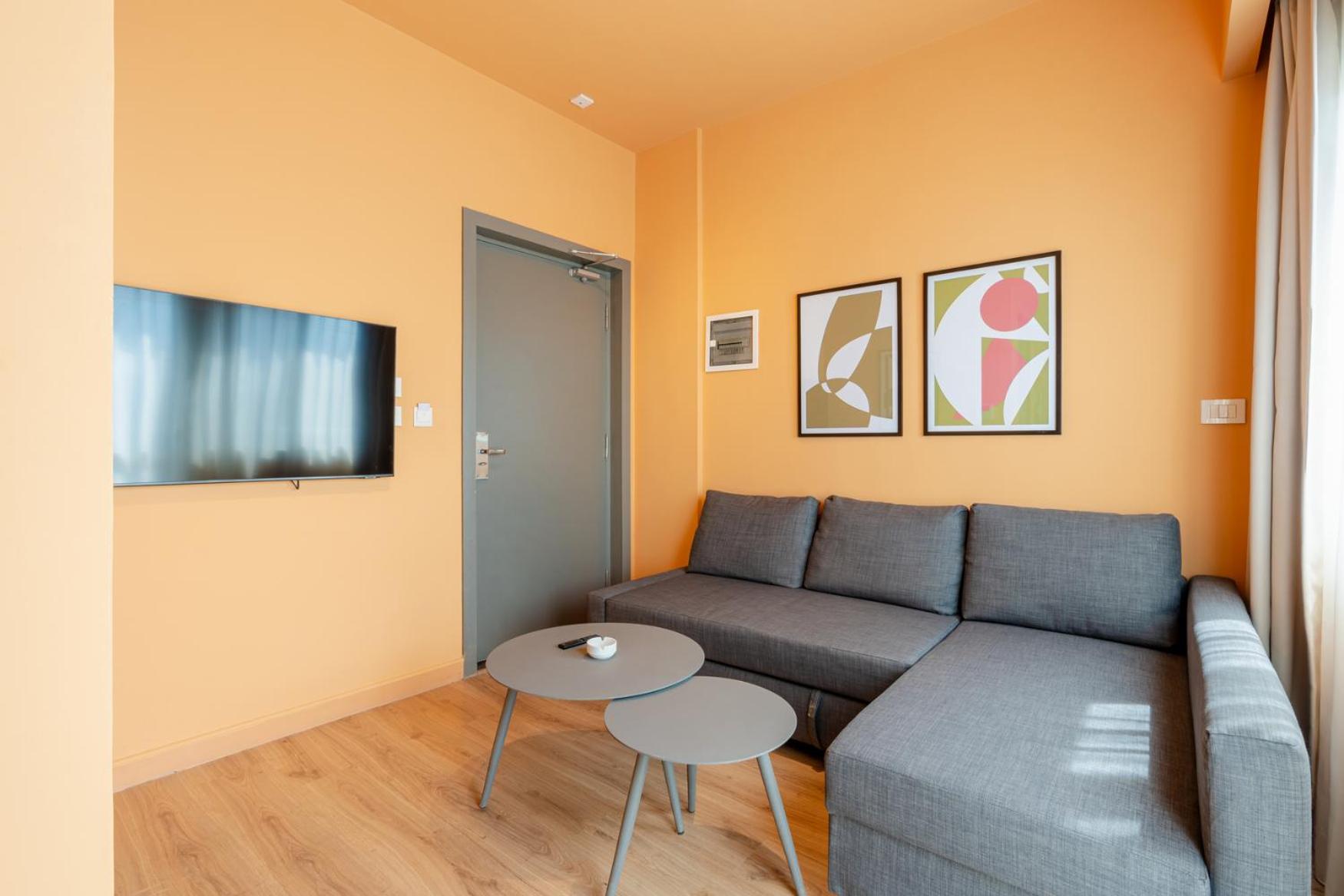 grey l studio apartments Downtown Cairo Ouzonian House