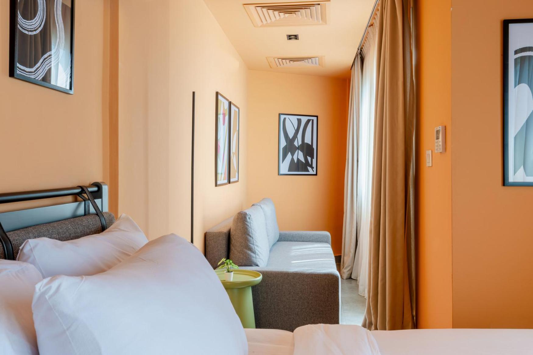 grey l studio apartments Downtown Cairo Ouzonian House