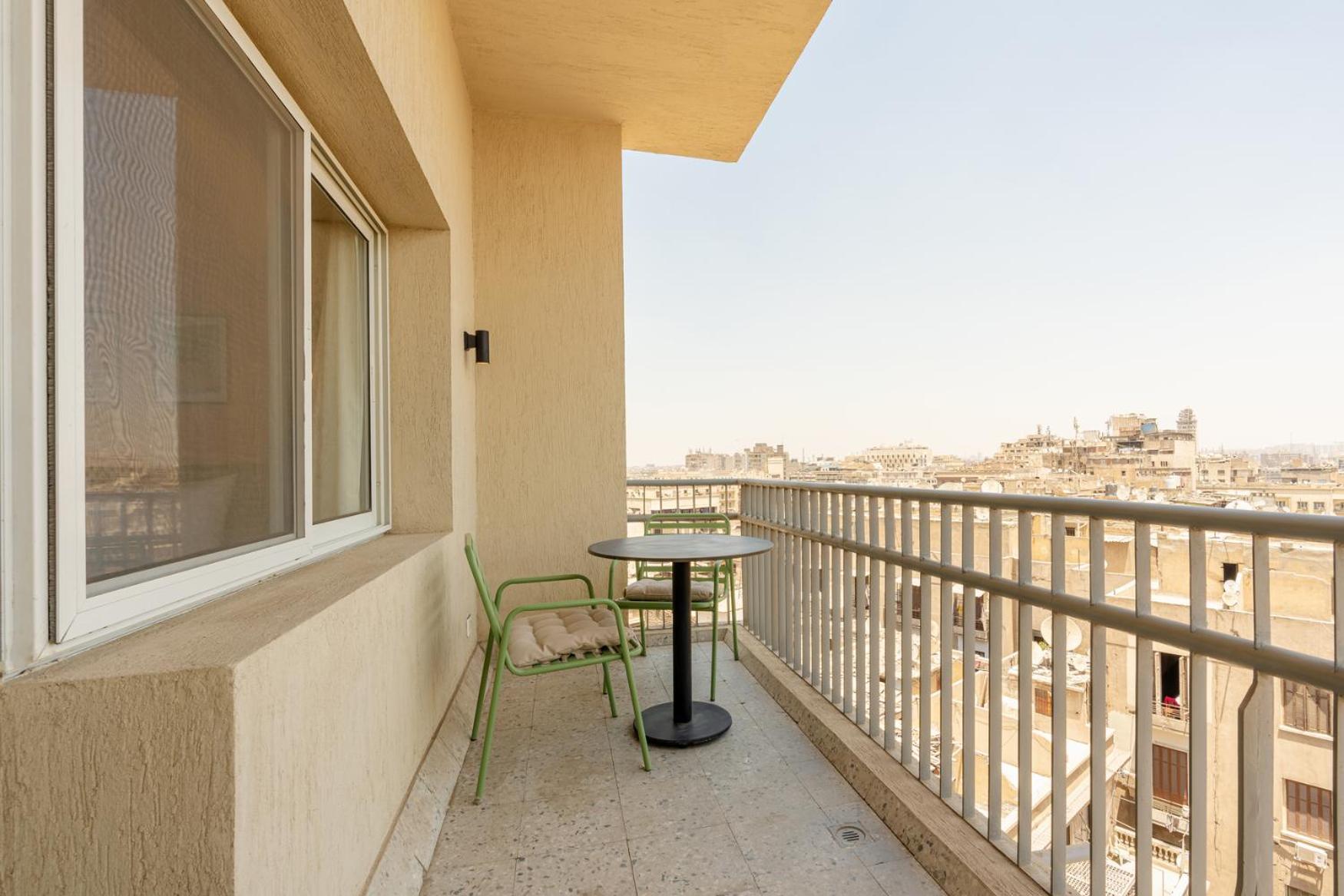 grey l studio apartments Downtown Cairo Ouzonian House