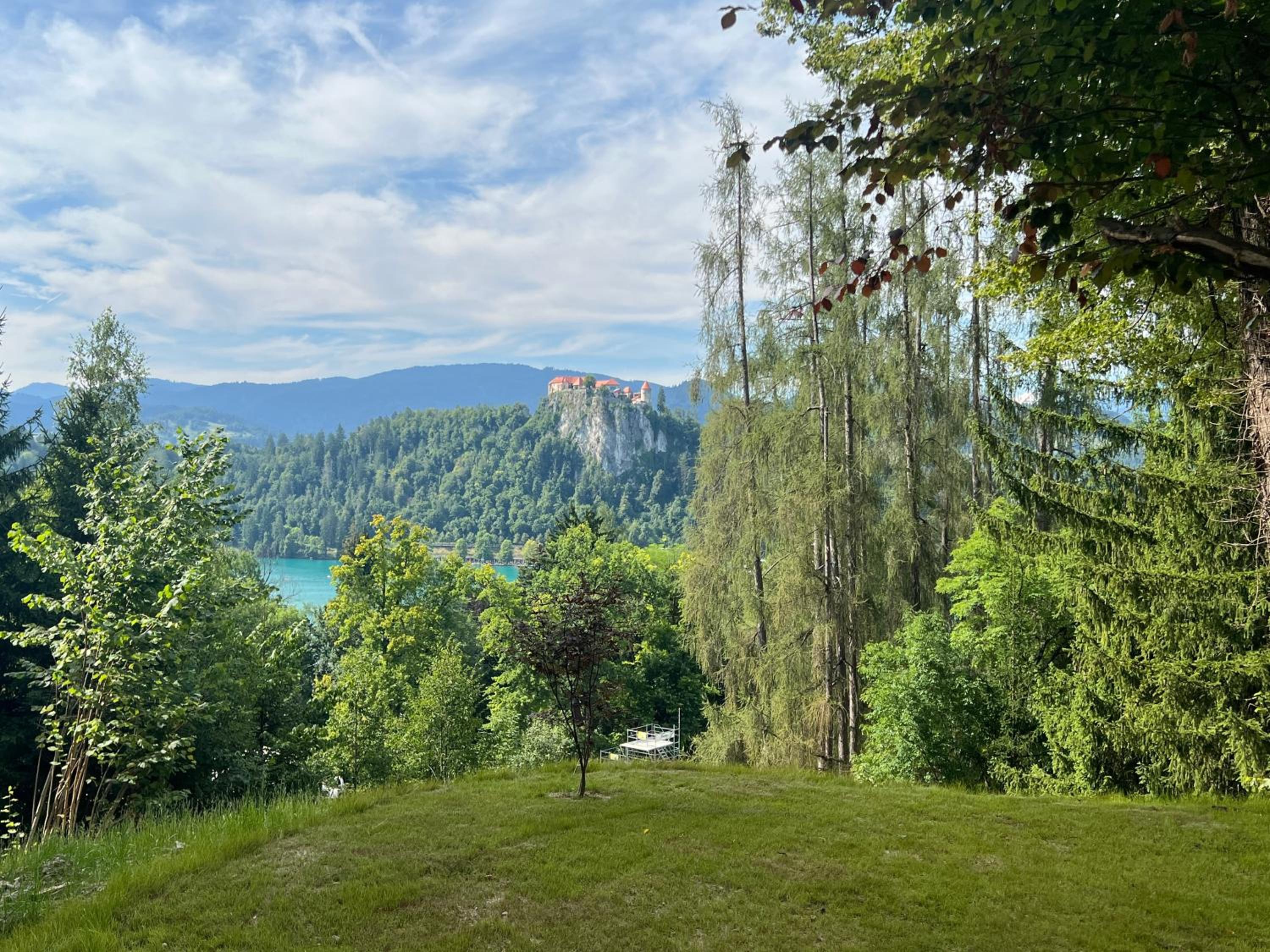 Panoramic Forest Chalet Bled Lake and Castle View view 3