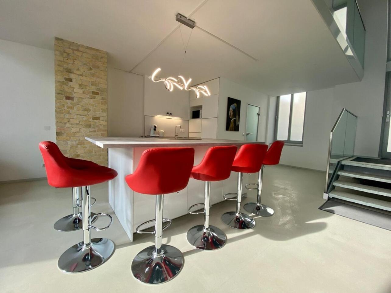 Loft with Pool Table, Kitchen Island & Gallery