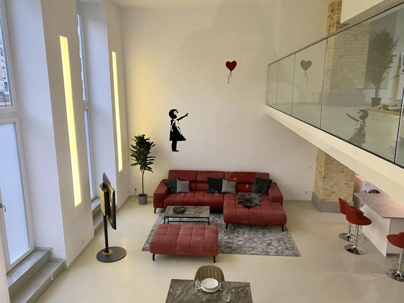 Loft with Pool Table, Kitchen Island & Gallery