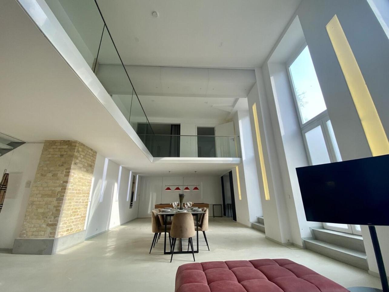 Loft with Pool Table, Kitchen Island & Gallery