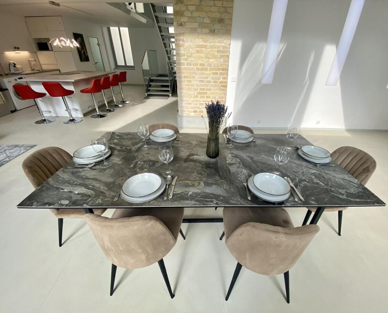 Loft with Pool Table, Kitchen Island & Gallery