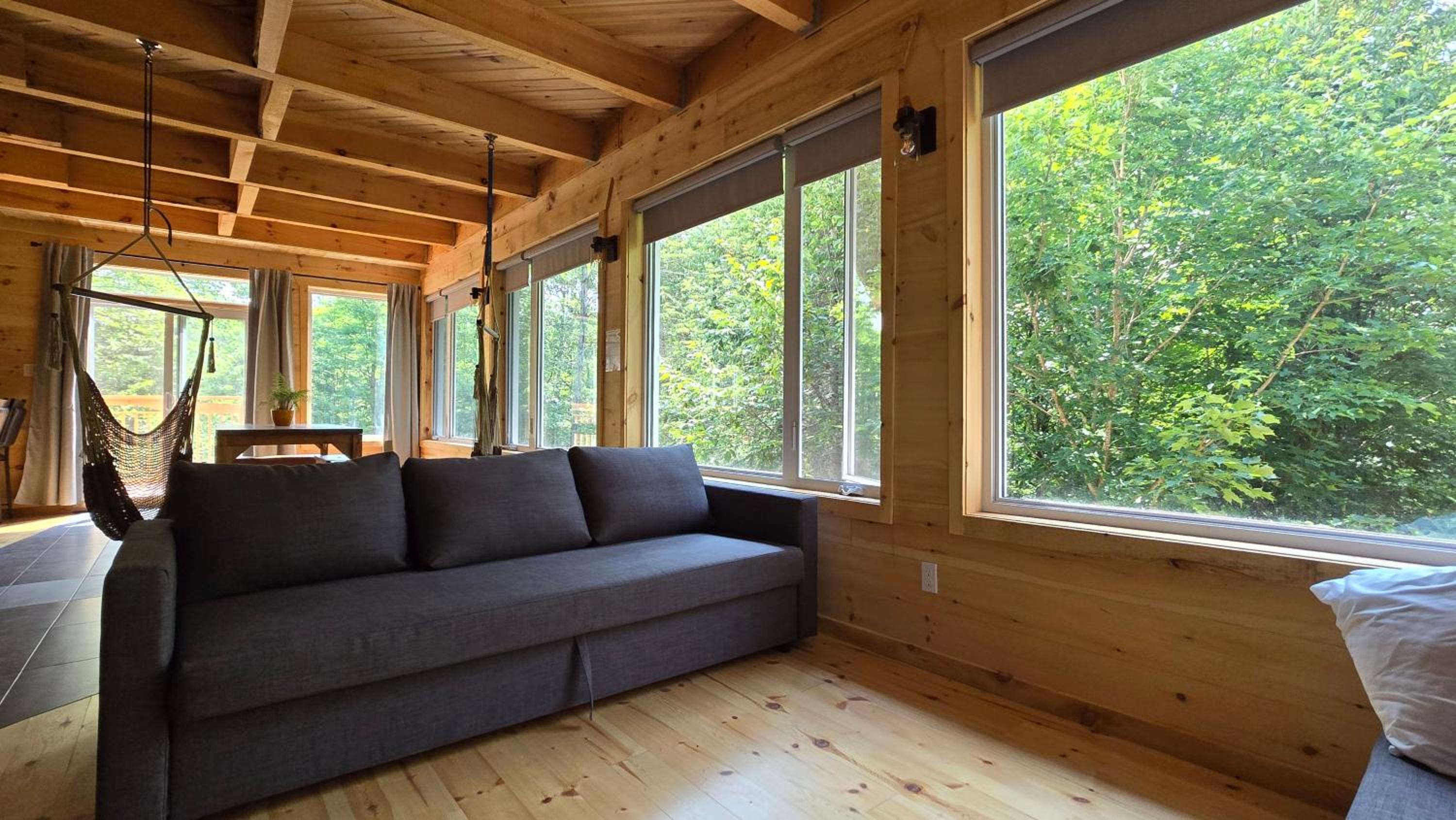 Chalet de luxe 12 pers, Vue, nature & hamacs
